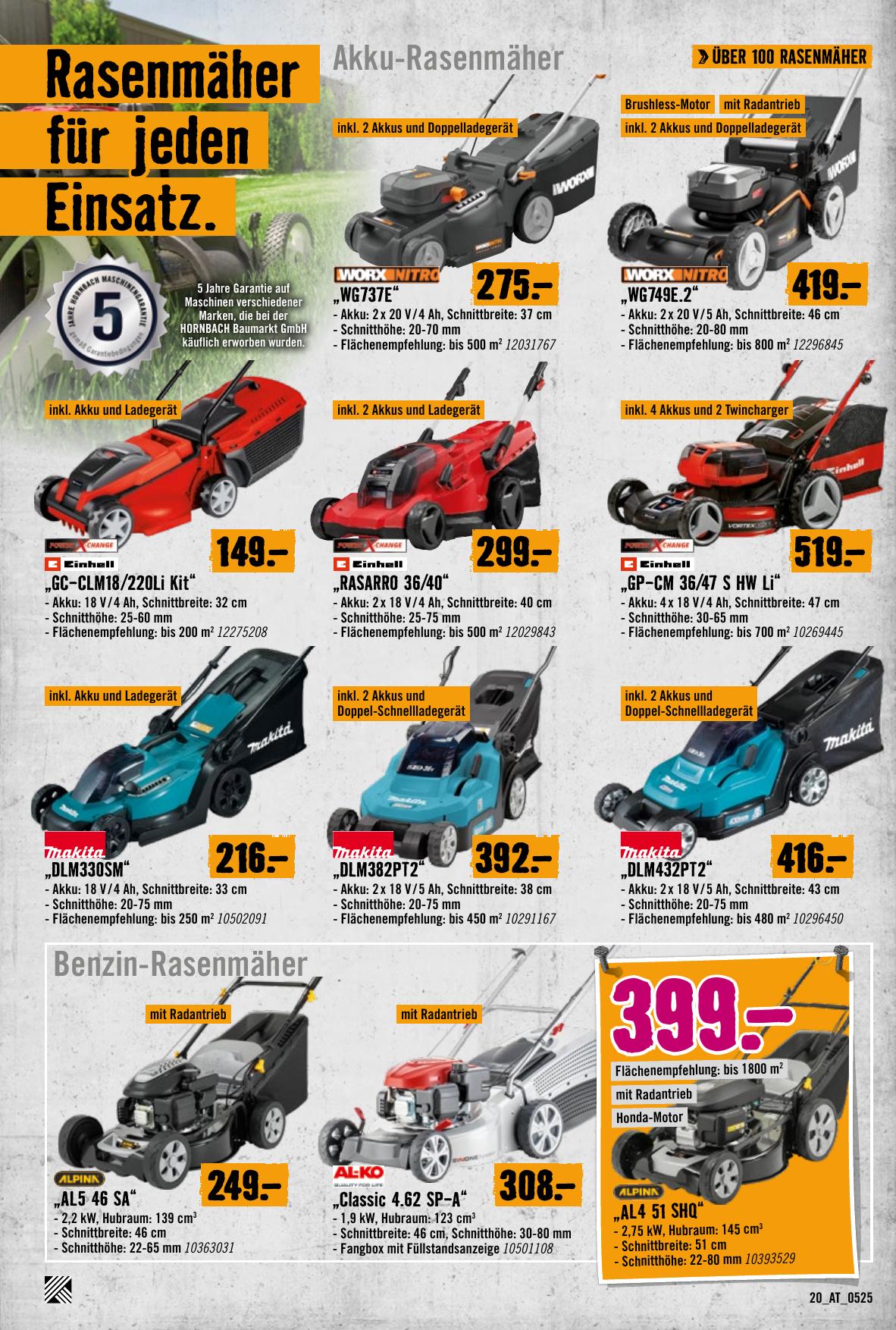 Hornbach flyer page