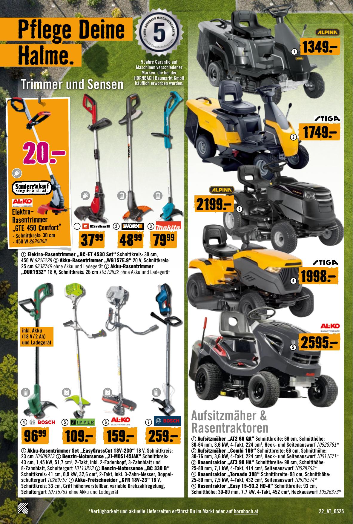 Hornbach flyer page