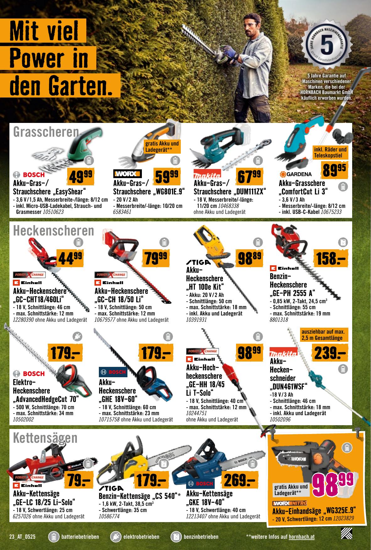 Hornbach flyer page