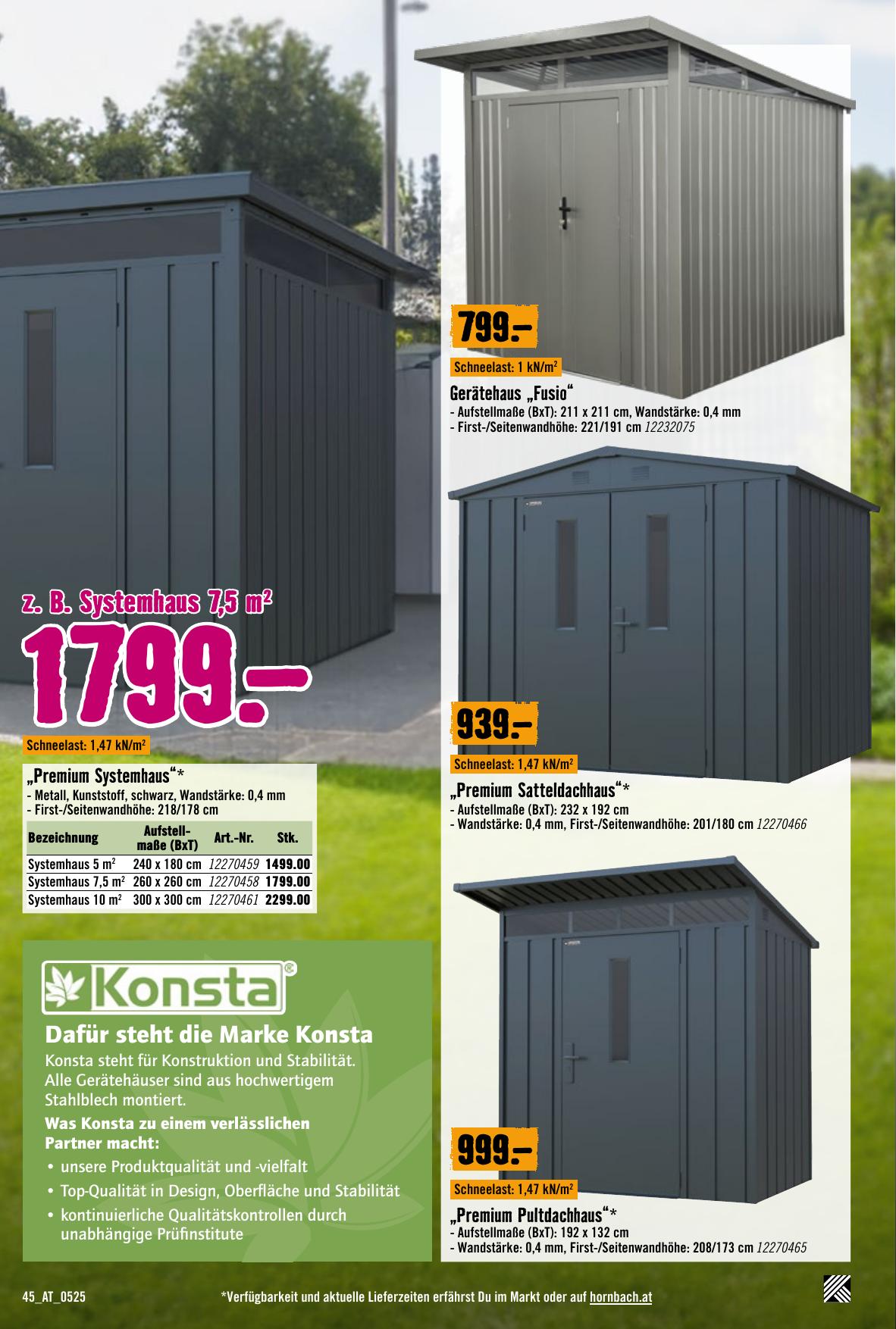 Hornbach flyer page