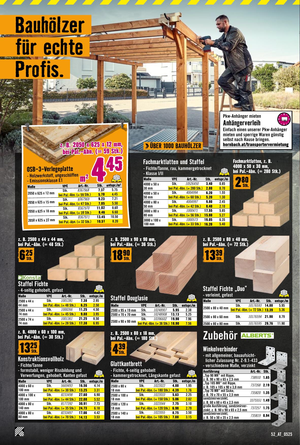 Hornbach flyer page