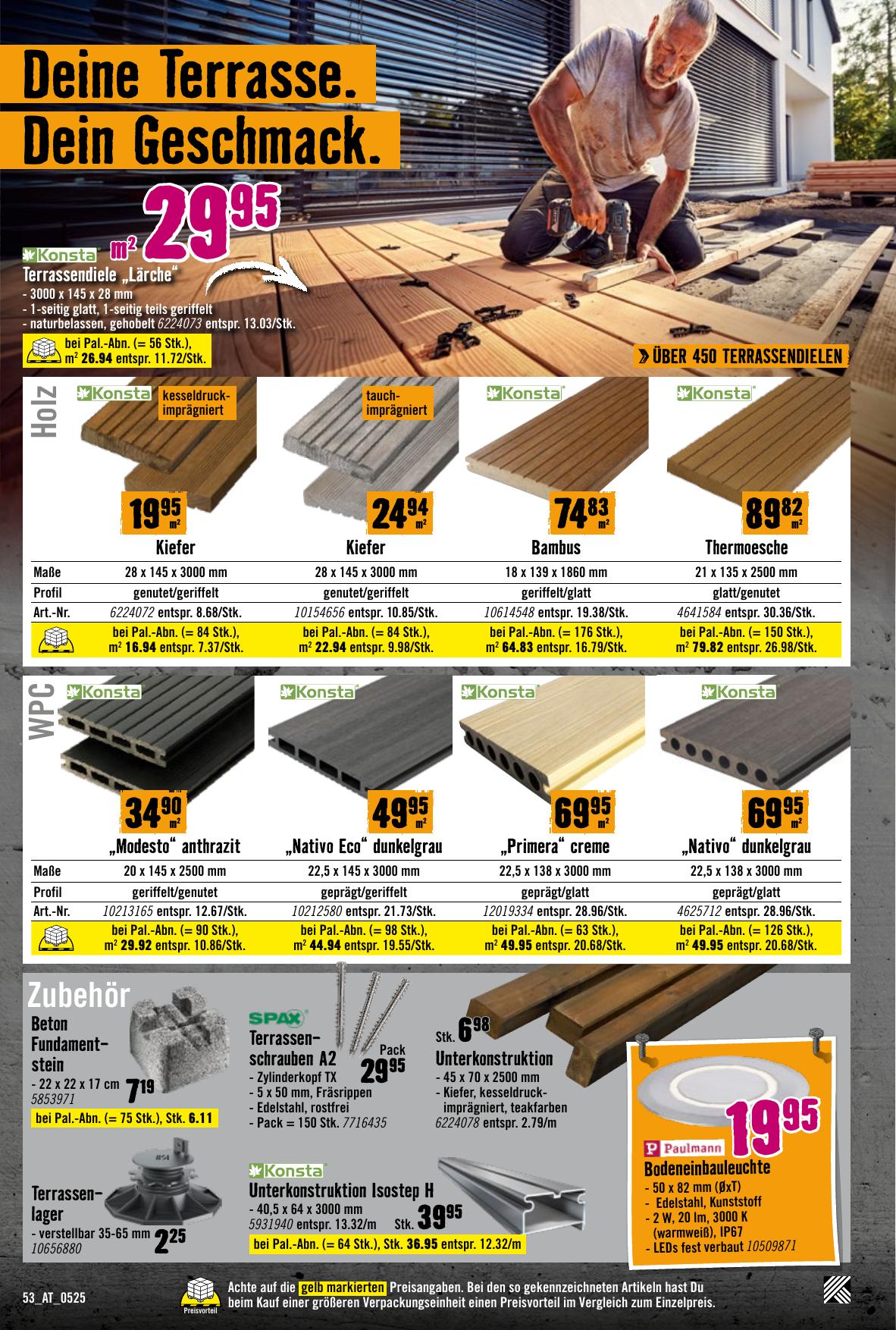 Hornbach flyer page