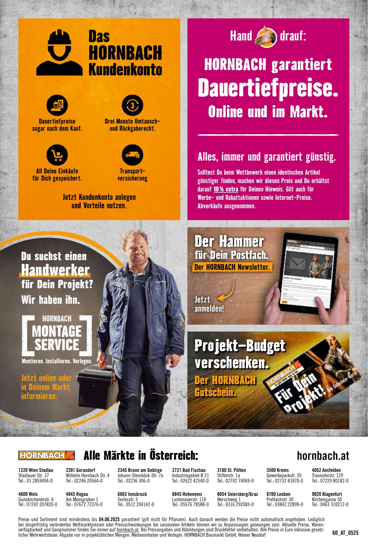 Hornbach flyer page