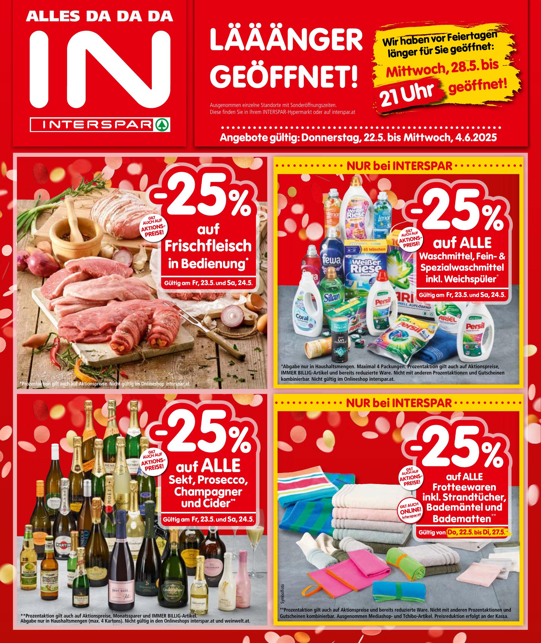 Interspar flyer page