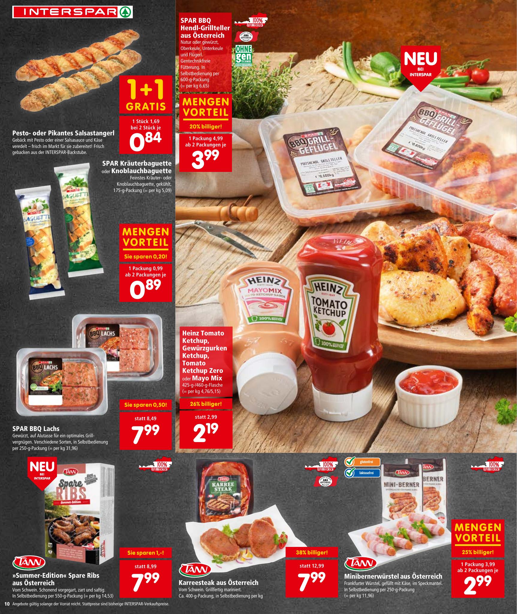 Interspar flyer page