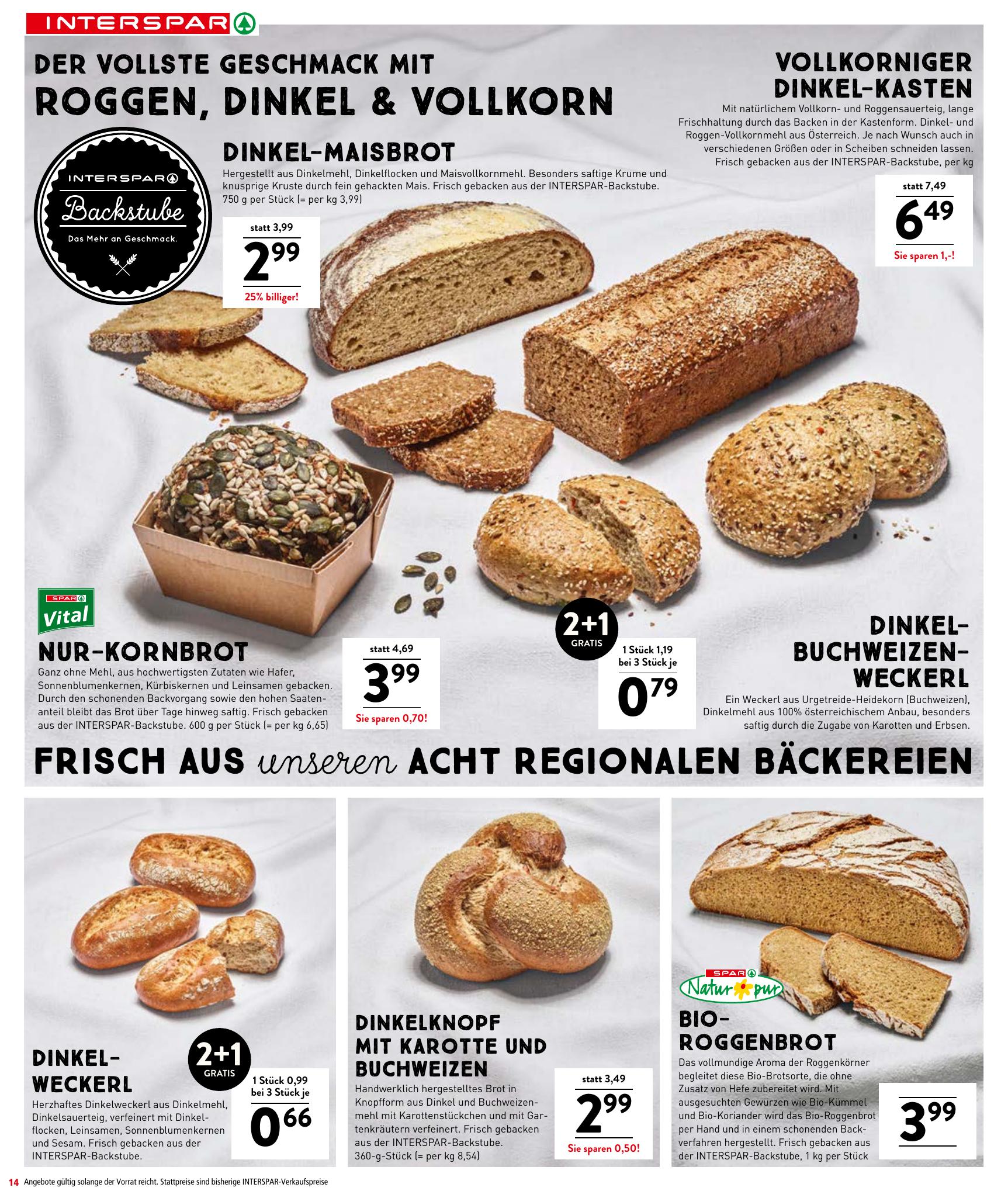 Interspar flyer page