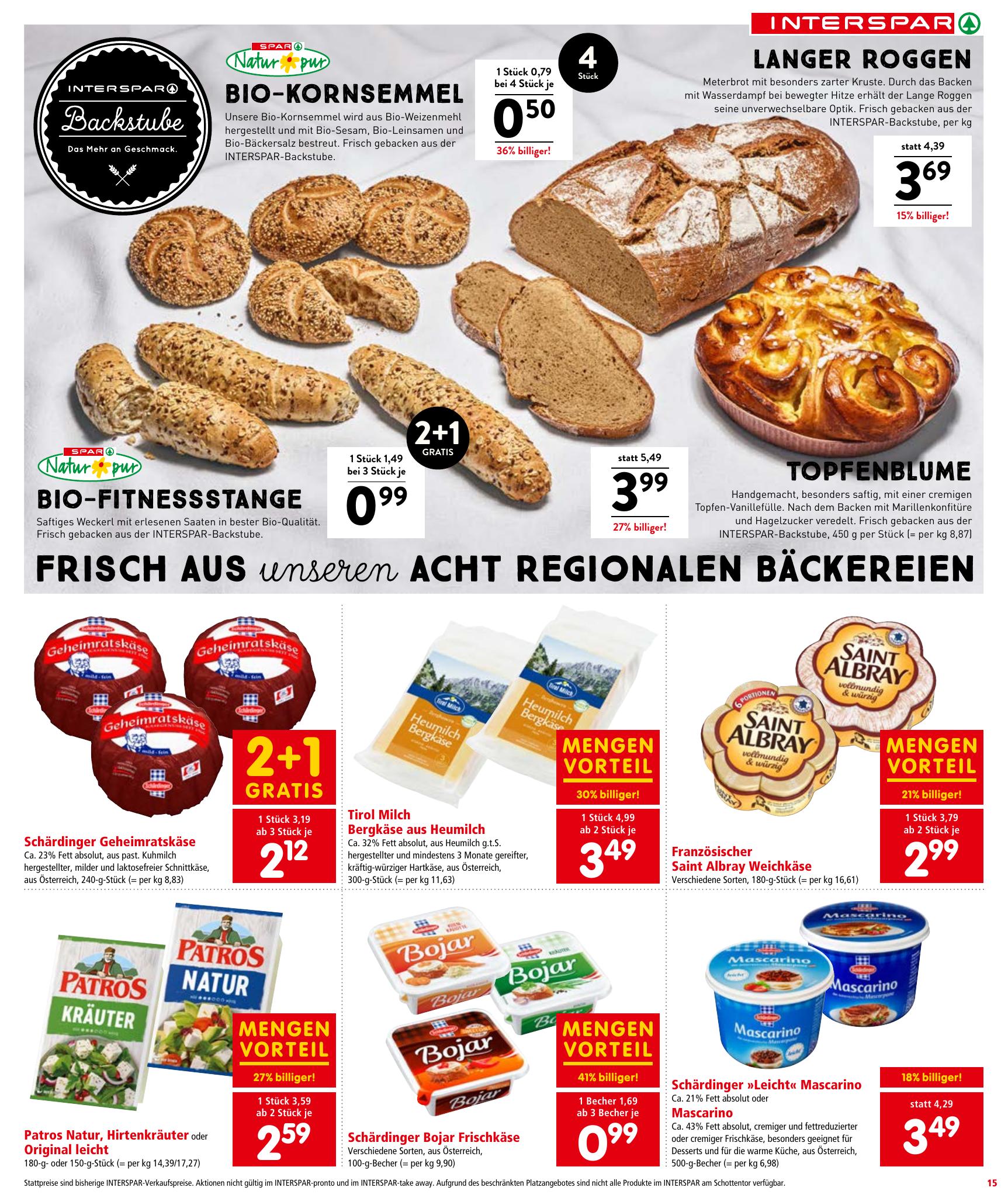 Interspar flyer page