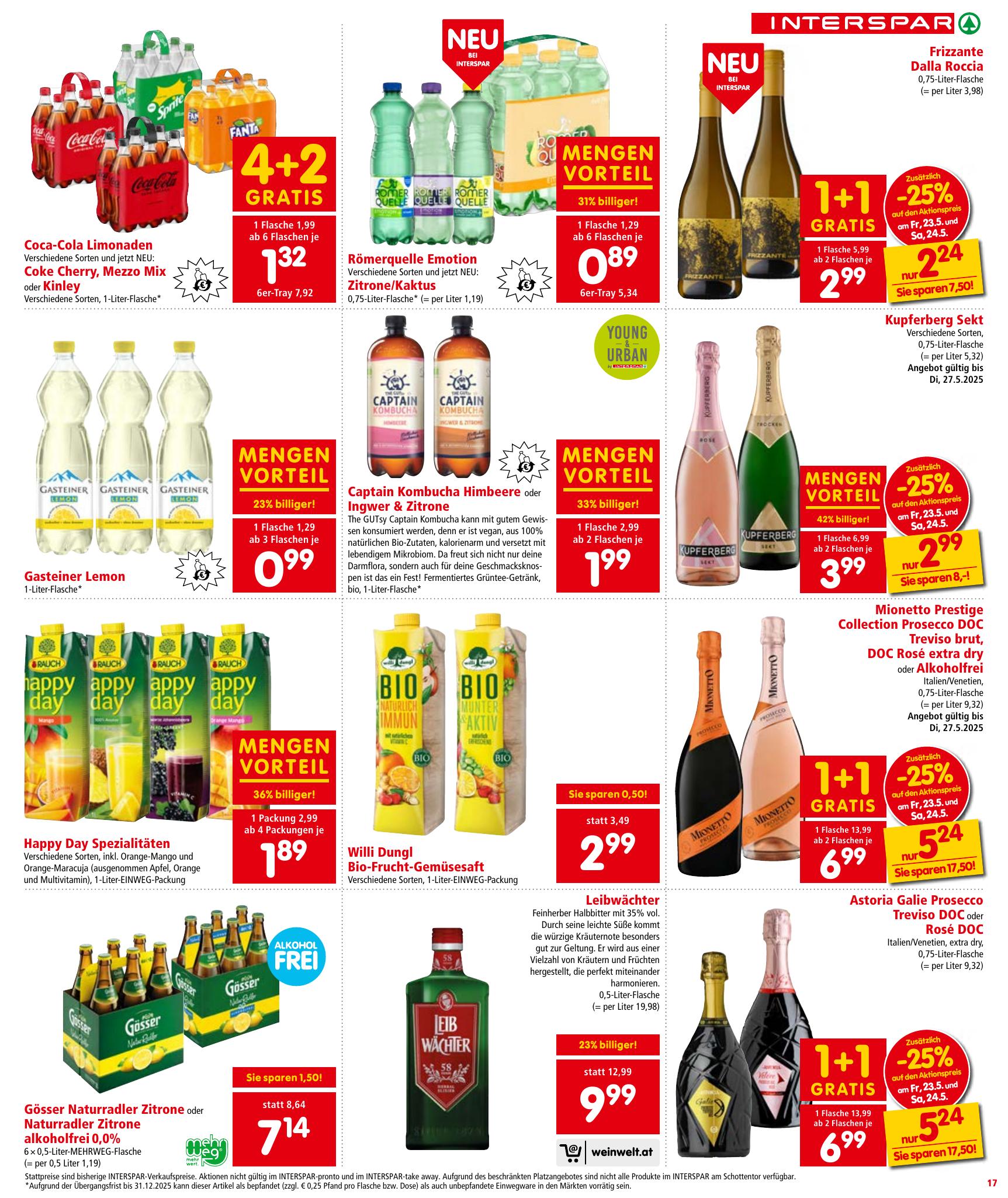 Interspar flyer page