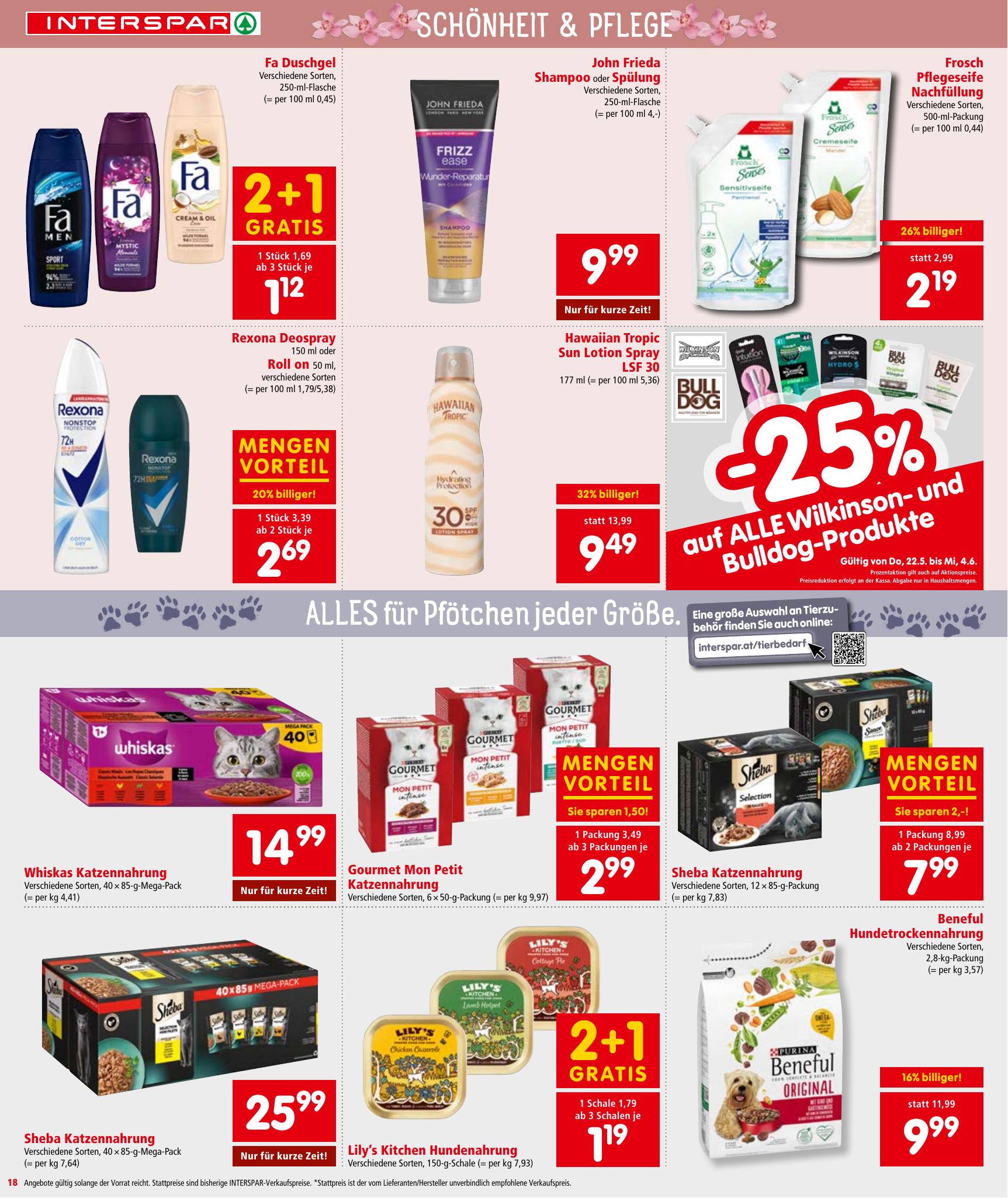 Interspar flyer page