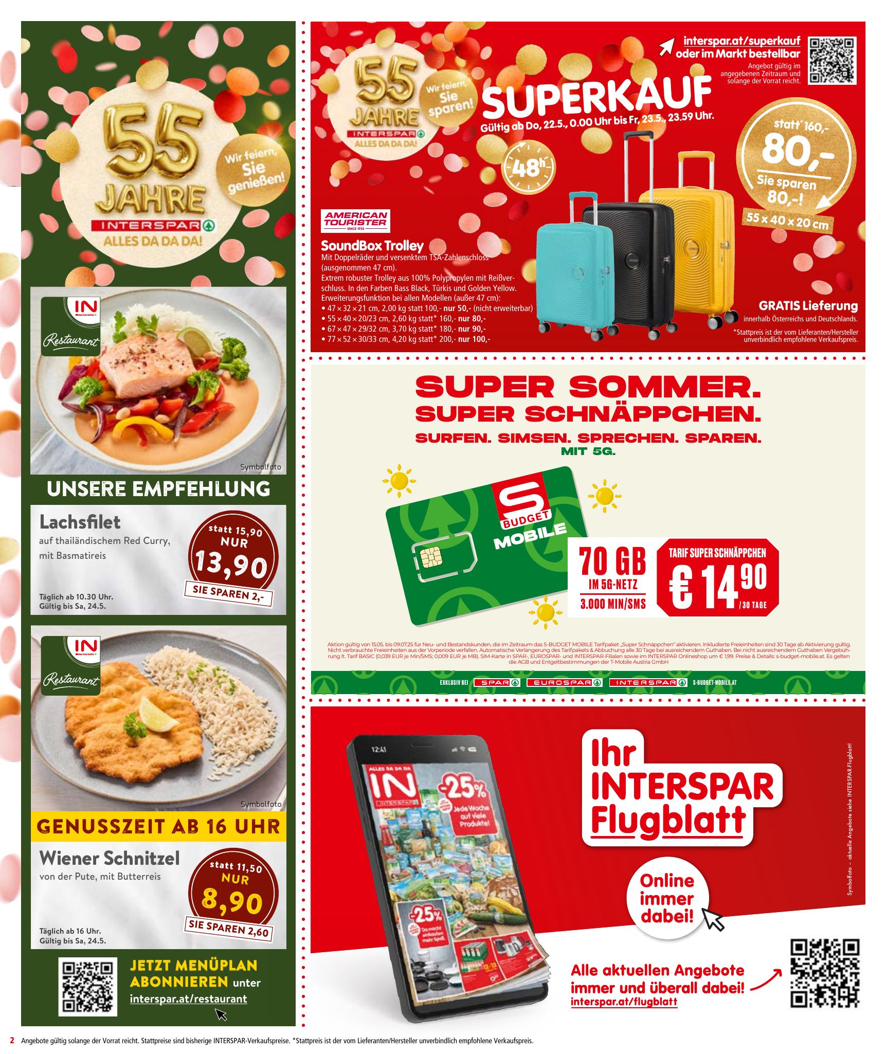 Interspar flyer page