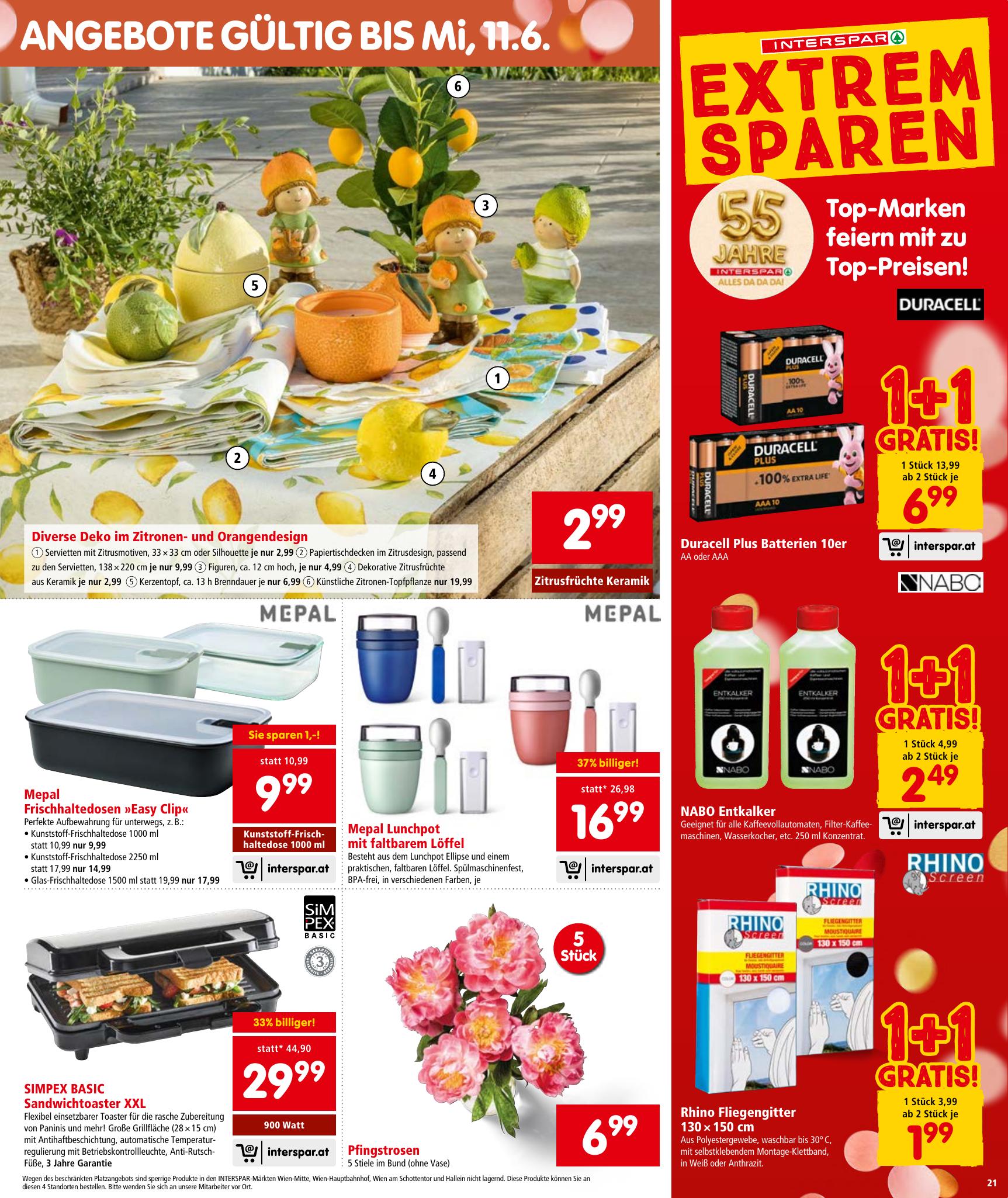 Interspar flyer page