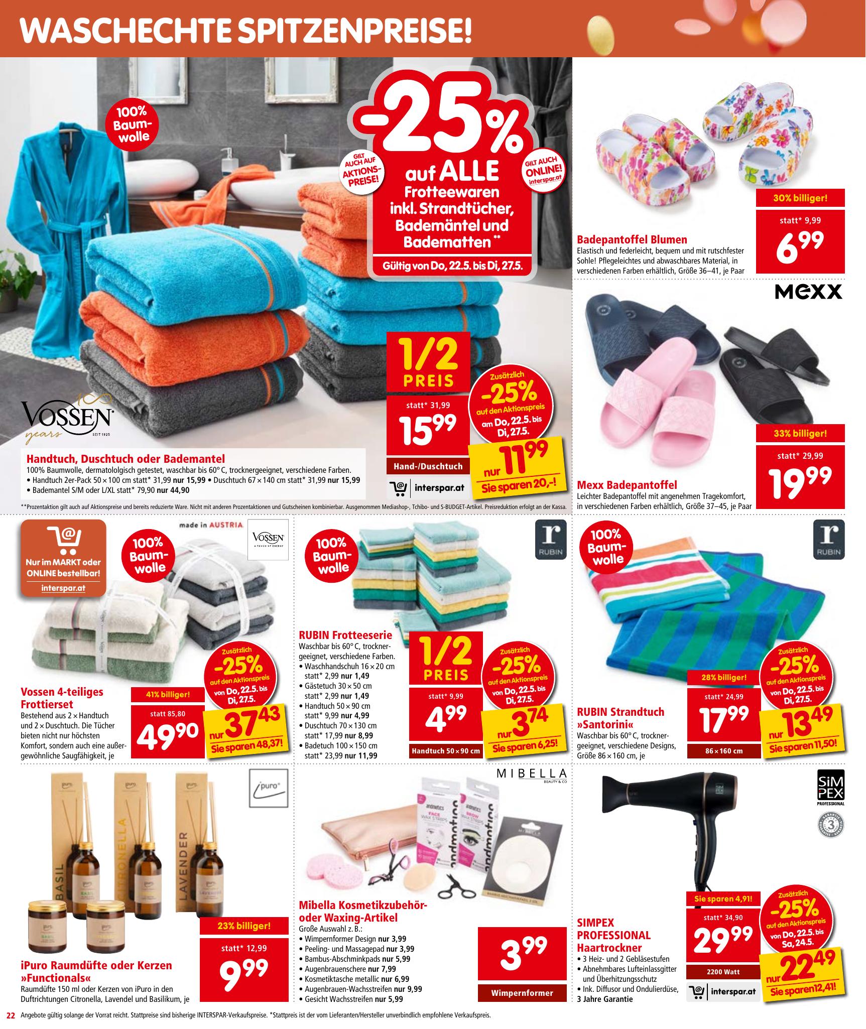 Interspar flyer page