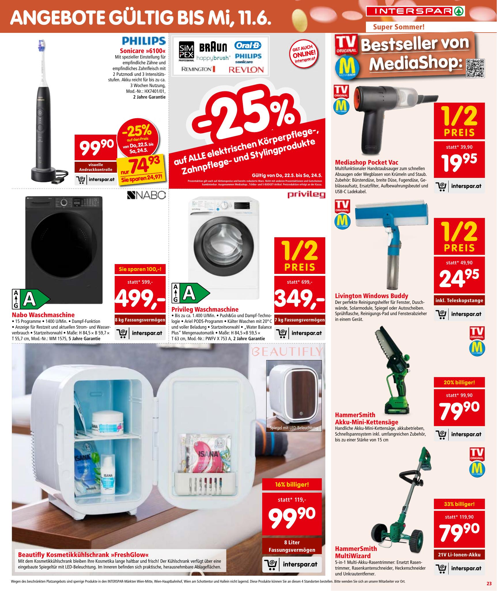 Interspar flyer page