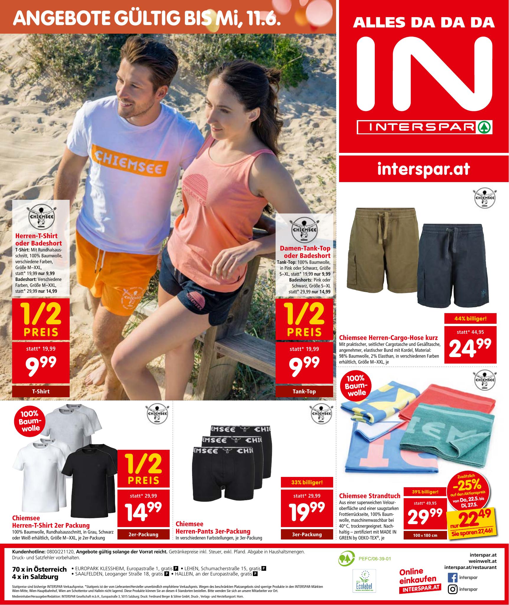 Interspar flyer page