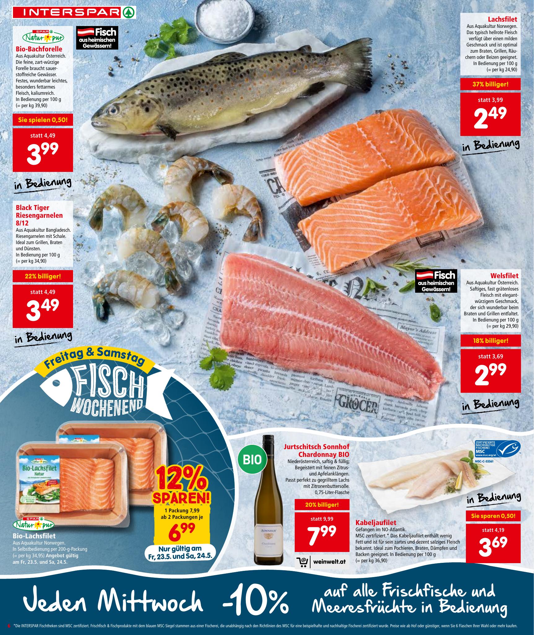 Interspar flyer page