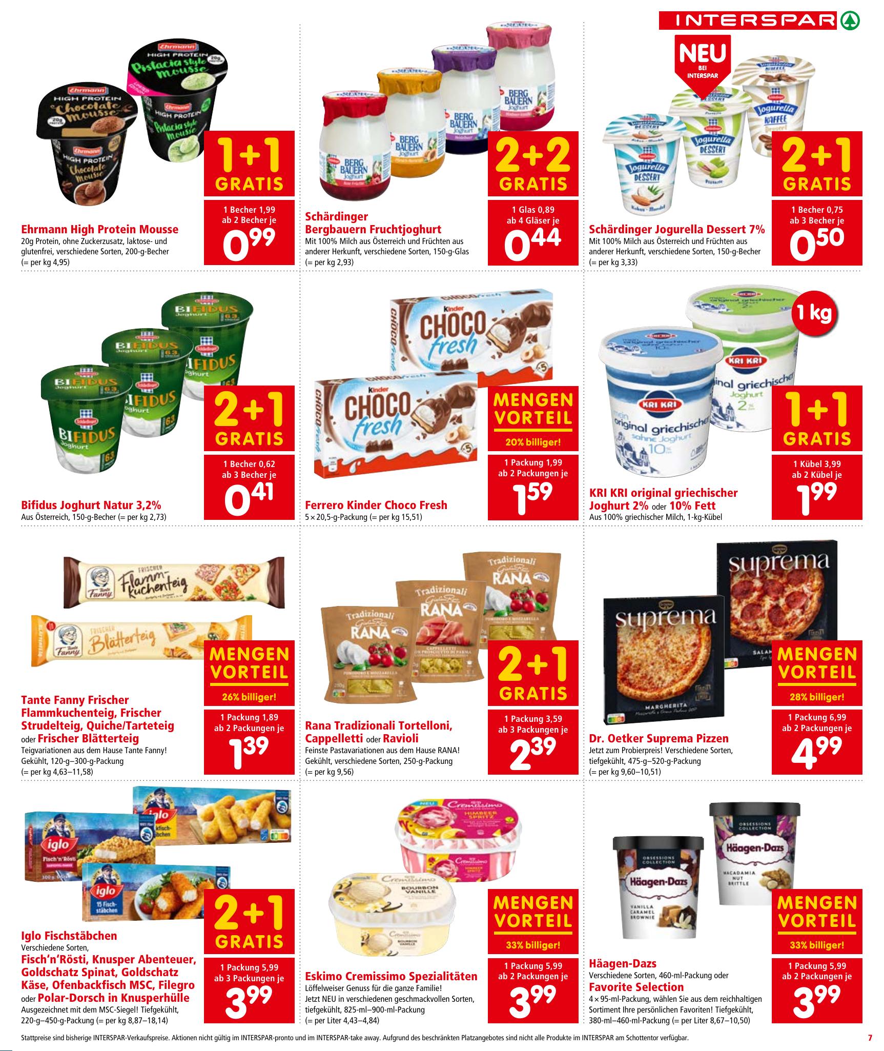 Interspar flyer page