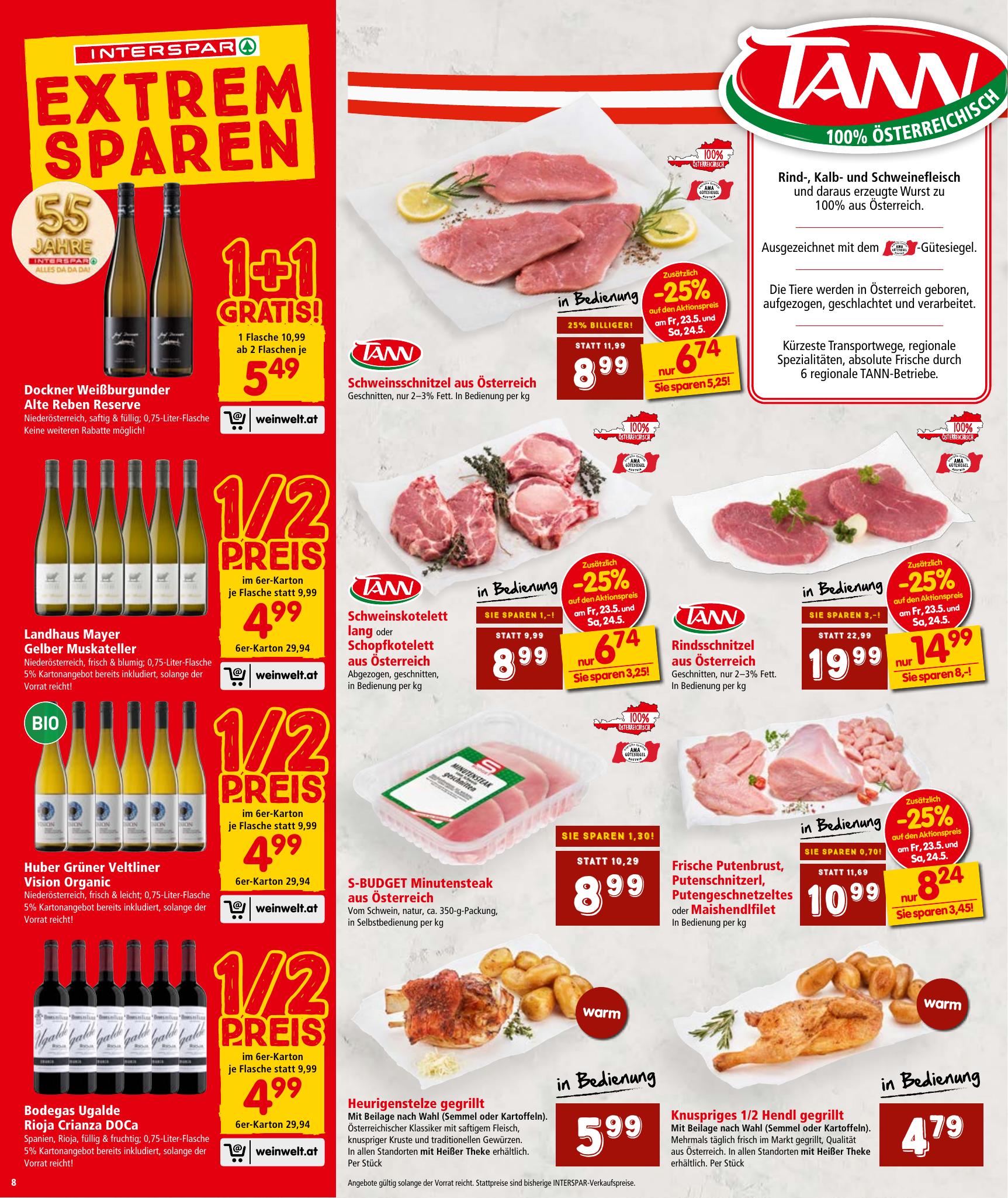 Interspar flyer page