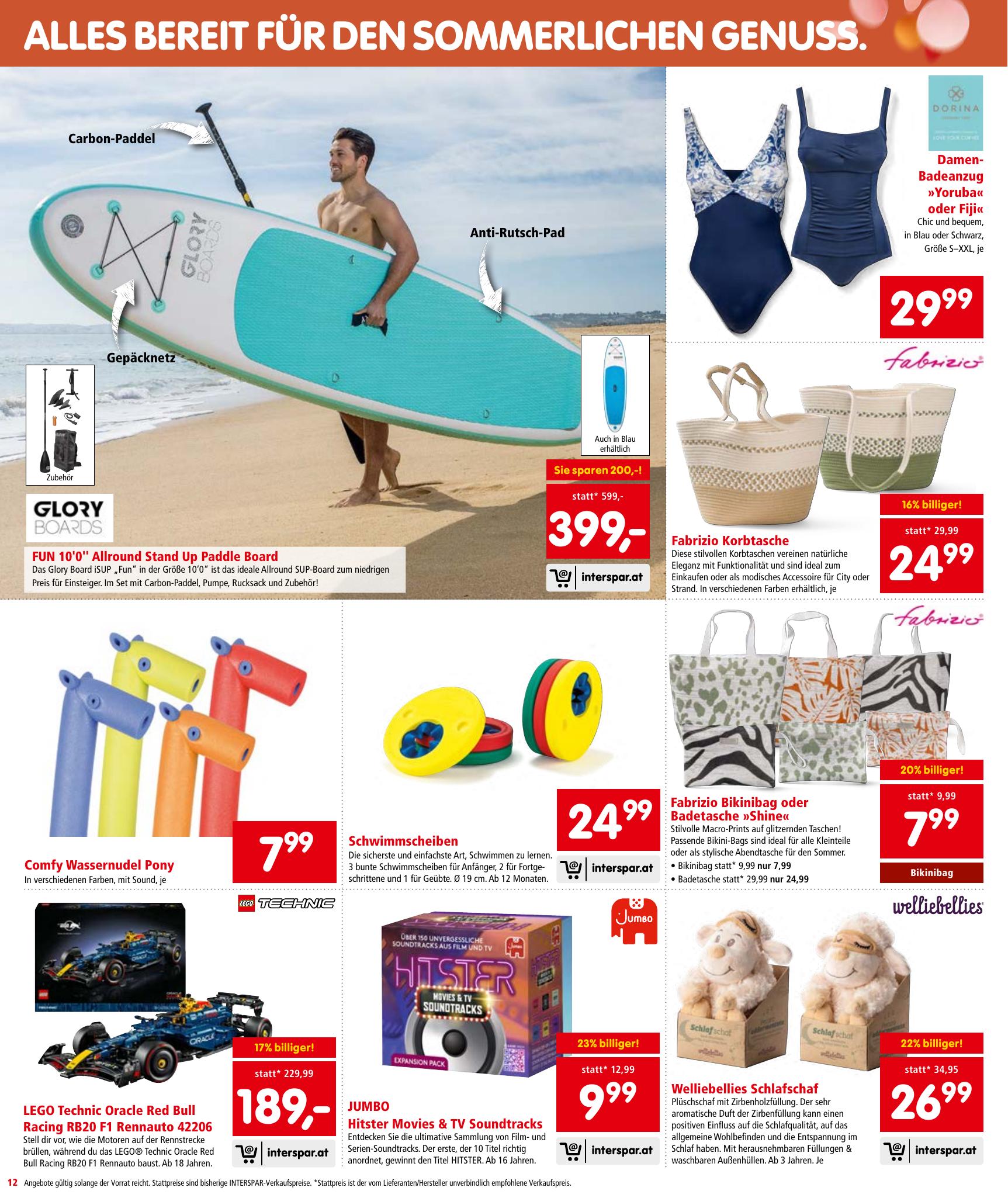 Interspar flyer page