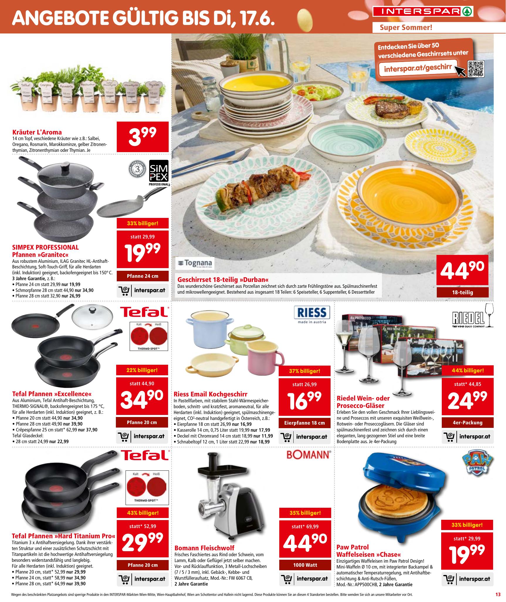 Interspar flyer page