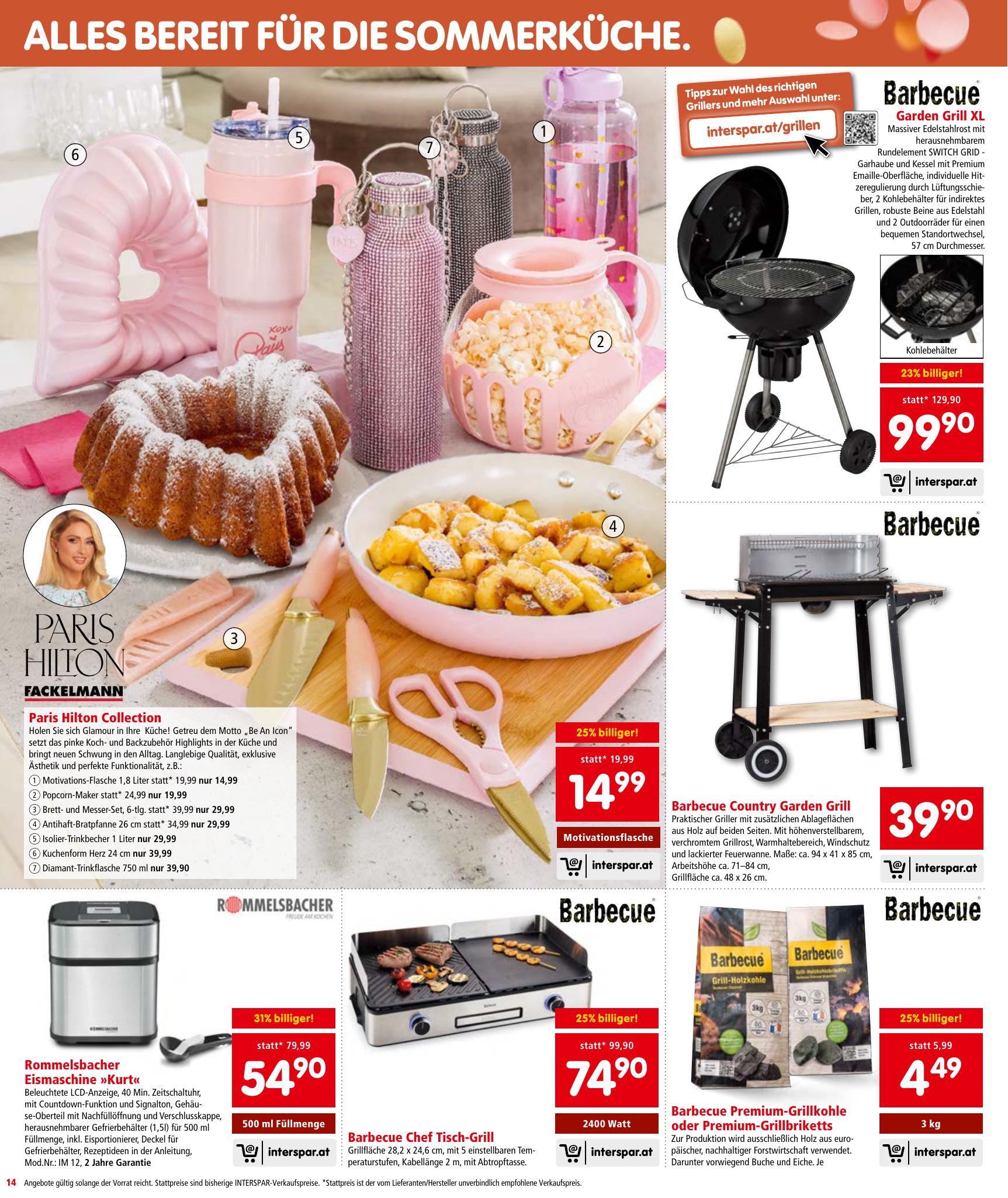 Interspar flyer page