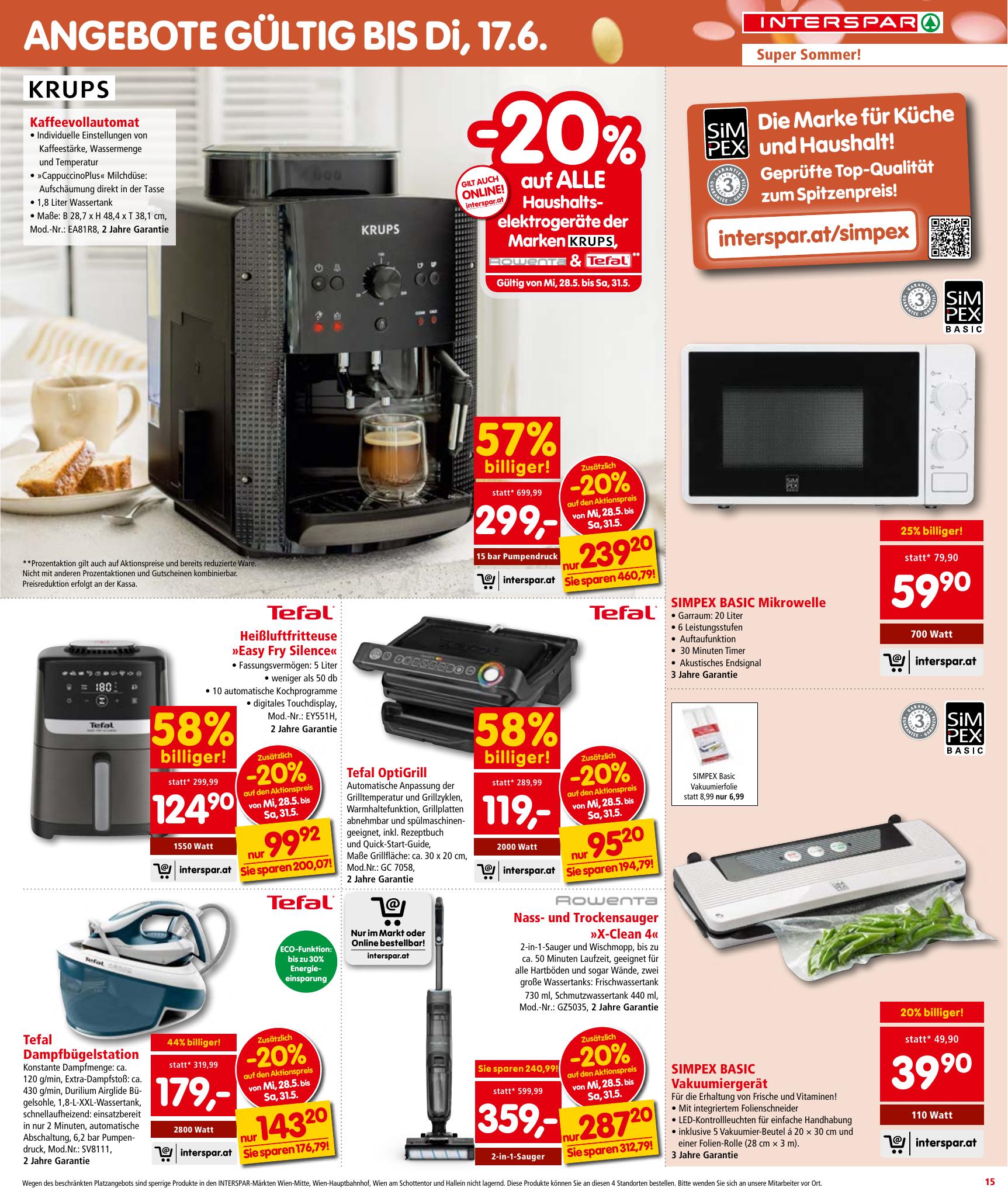 Interspar flyer page