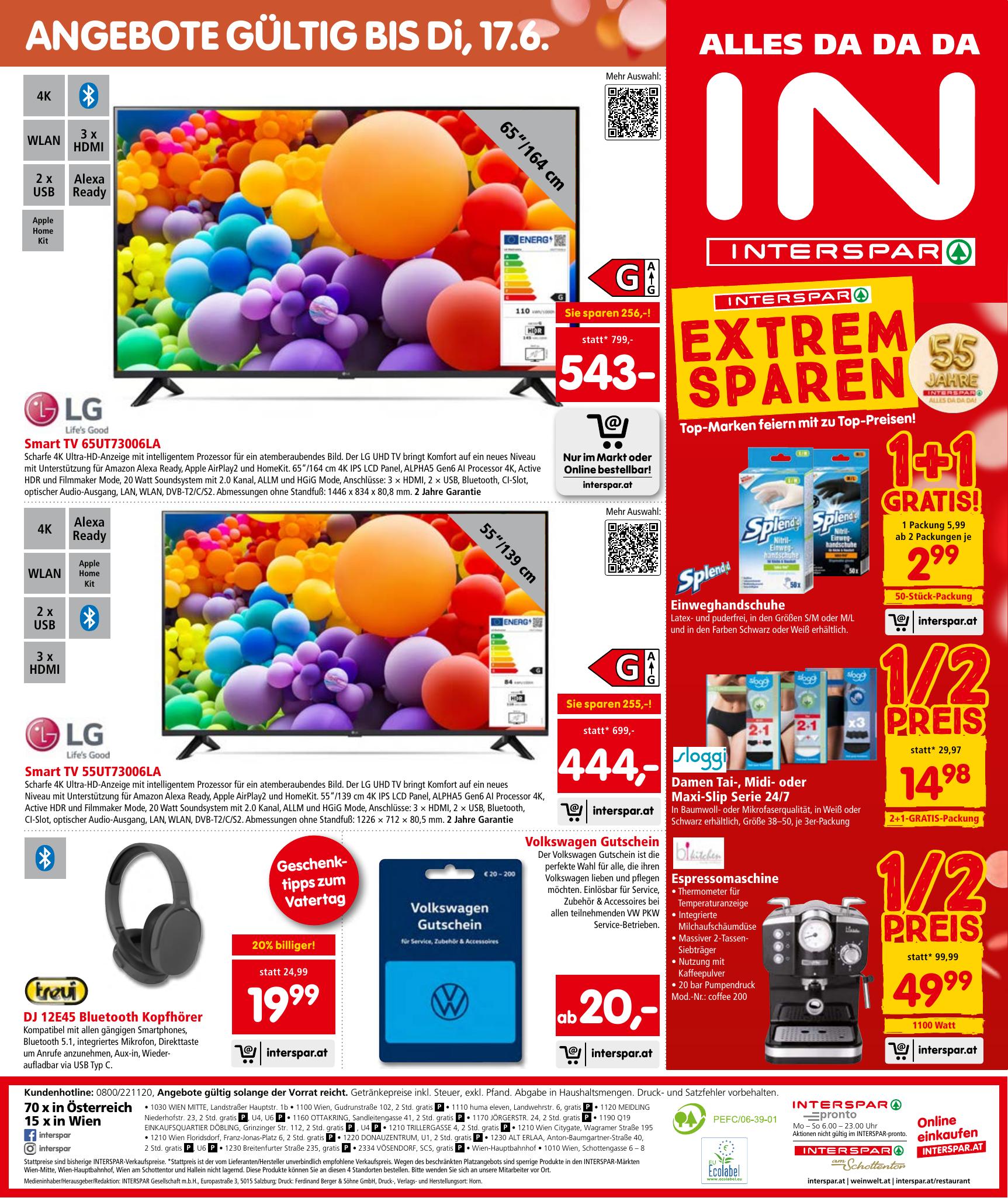 Interspar flyer page