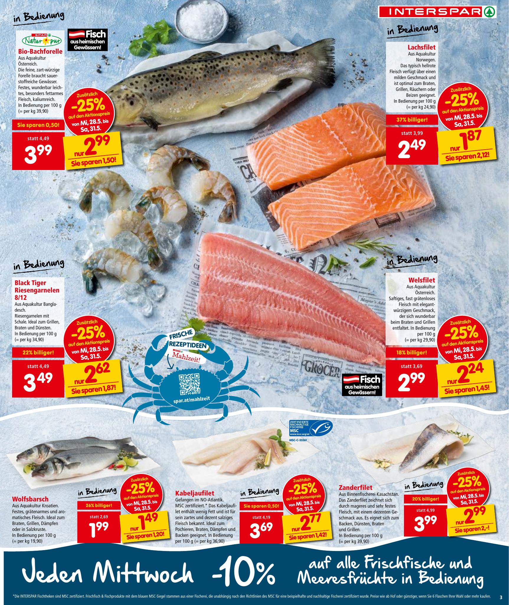 Interspar flyer page