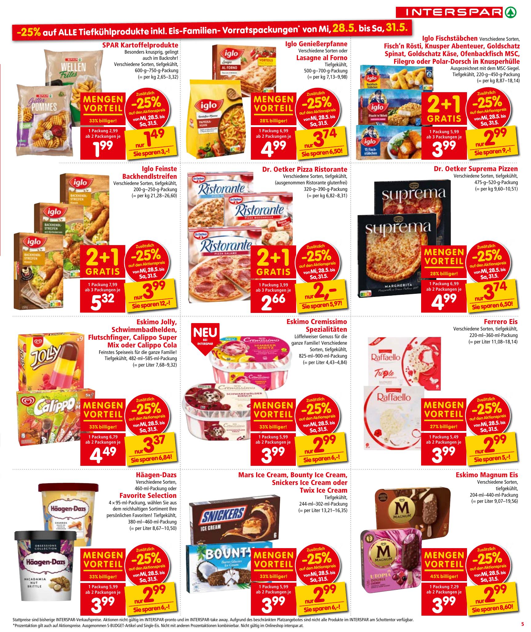 Interspar flyer page