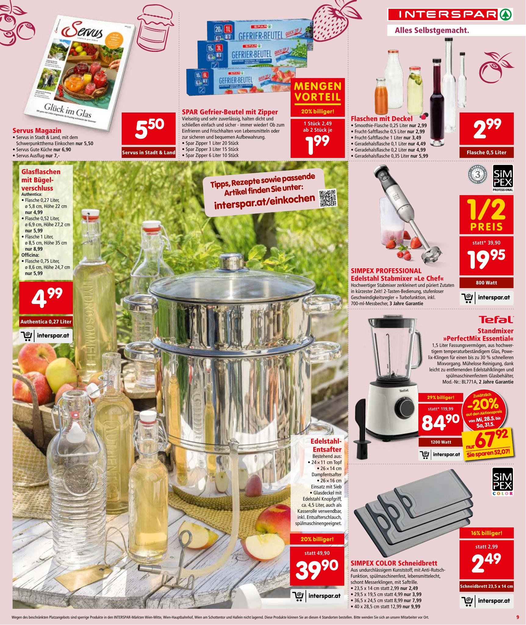 Interspar flyer page