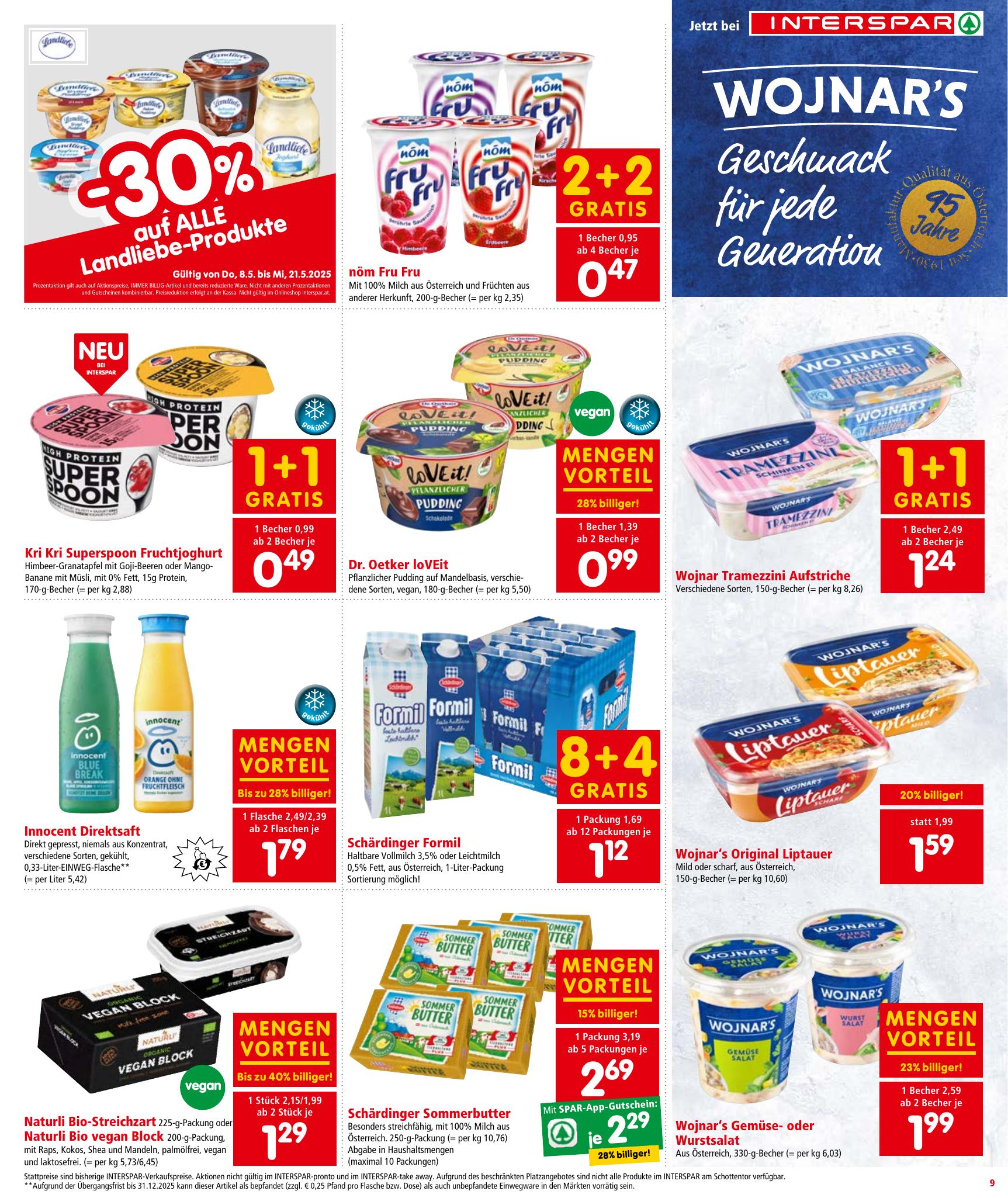 Interspar flyer page