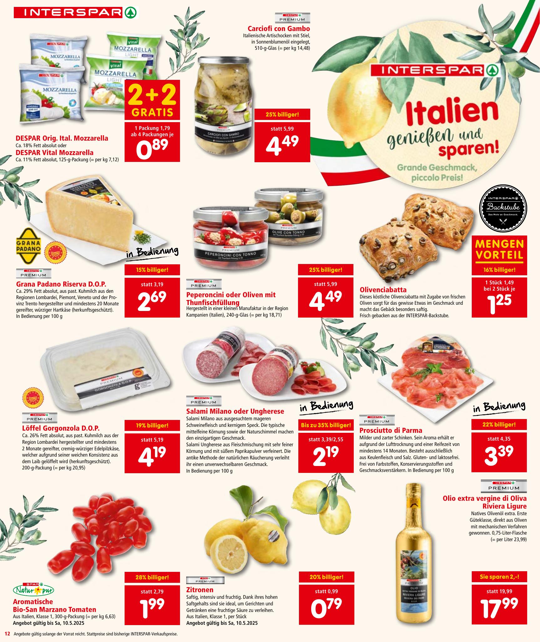 Interspar flyer page