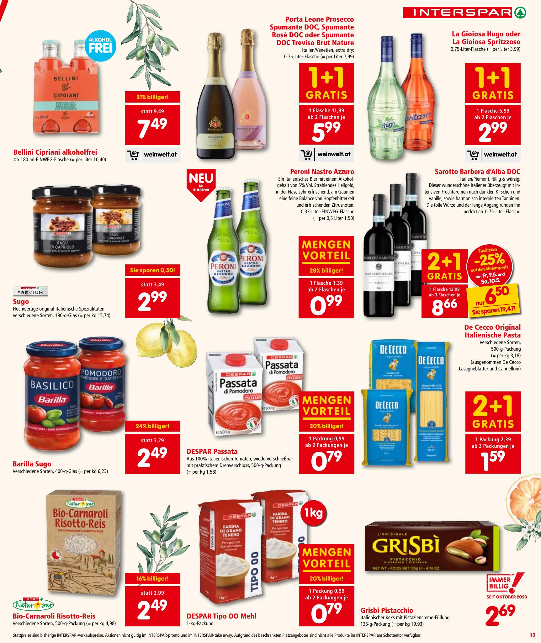 Interspar flyer page
