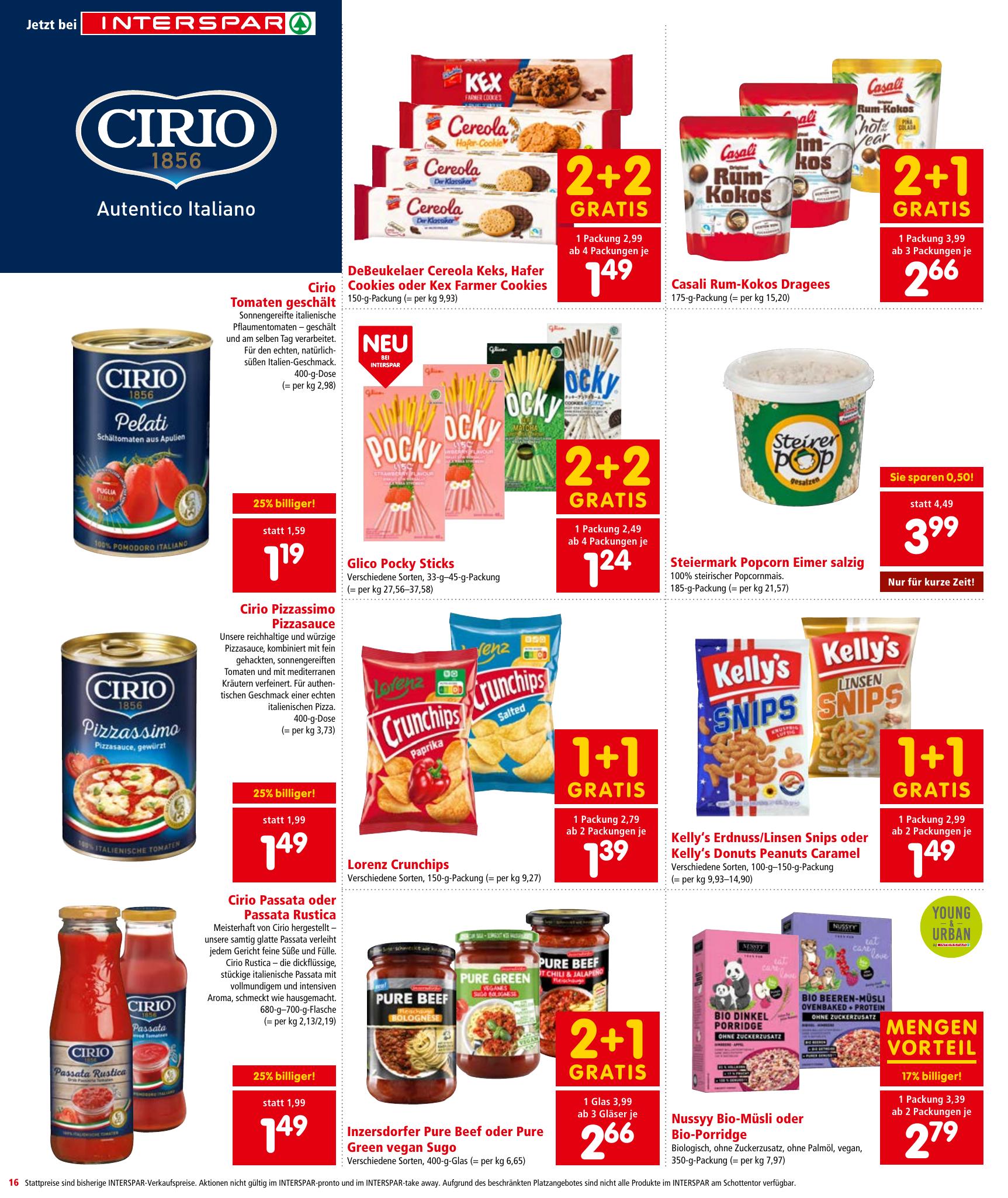 Interspar flyer page