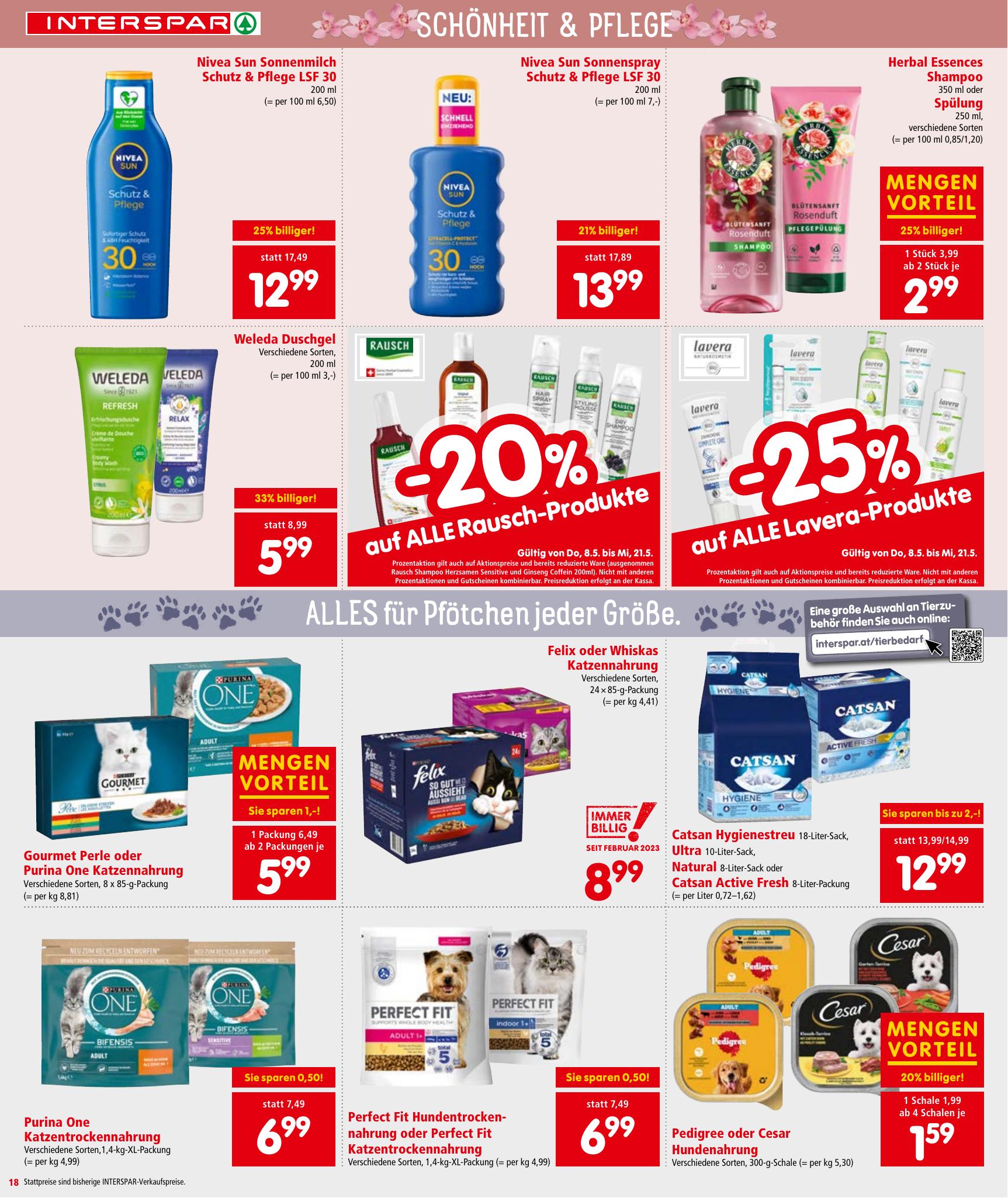 Interspar flyer page