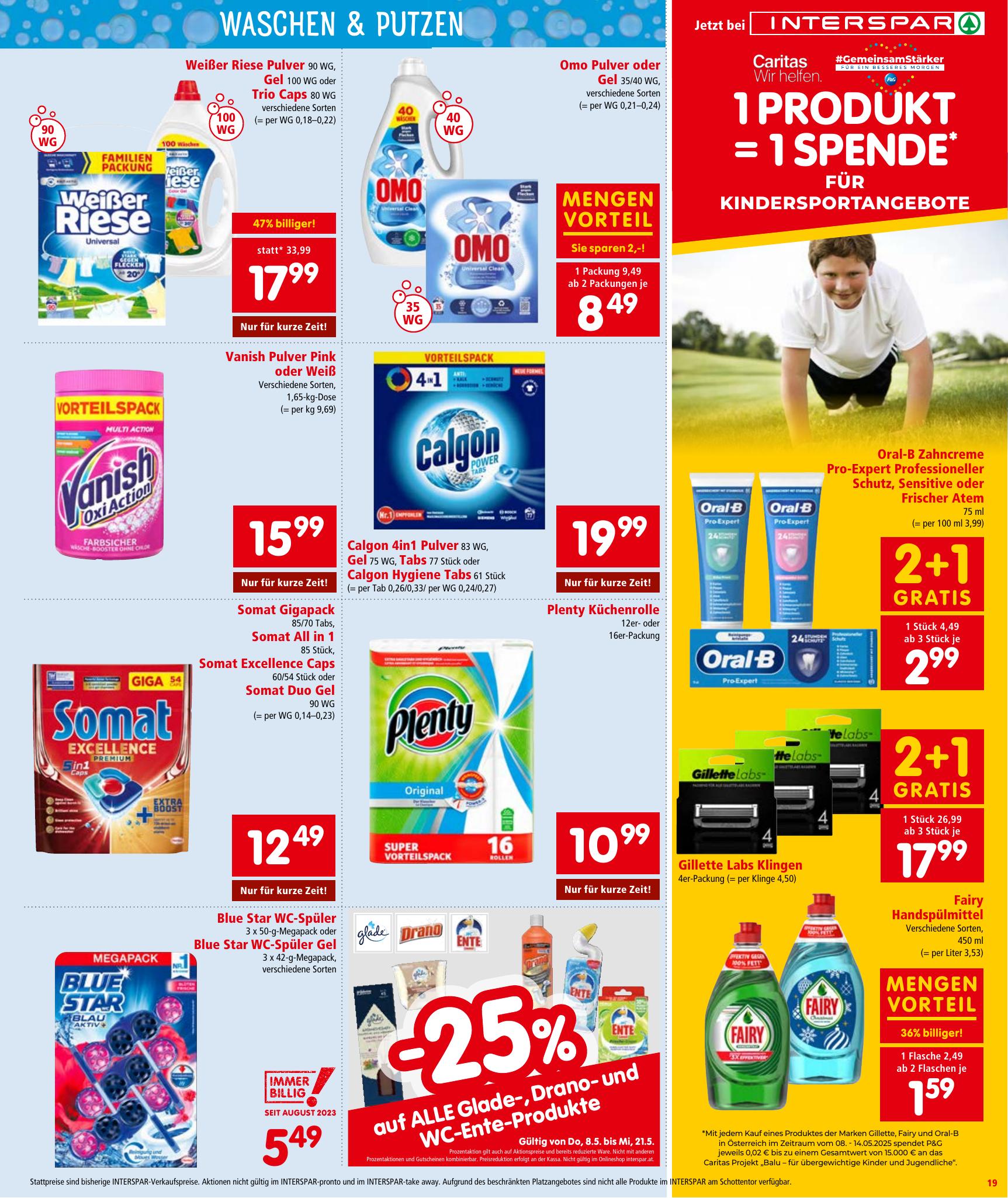 Interspar flyer page