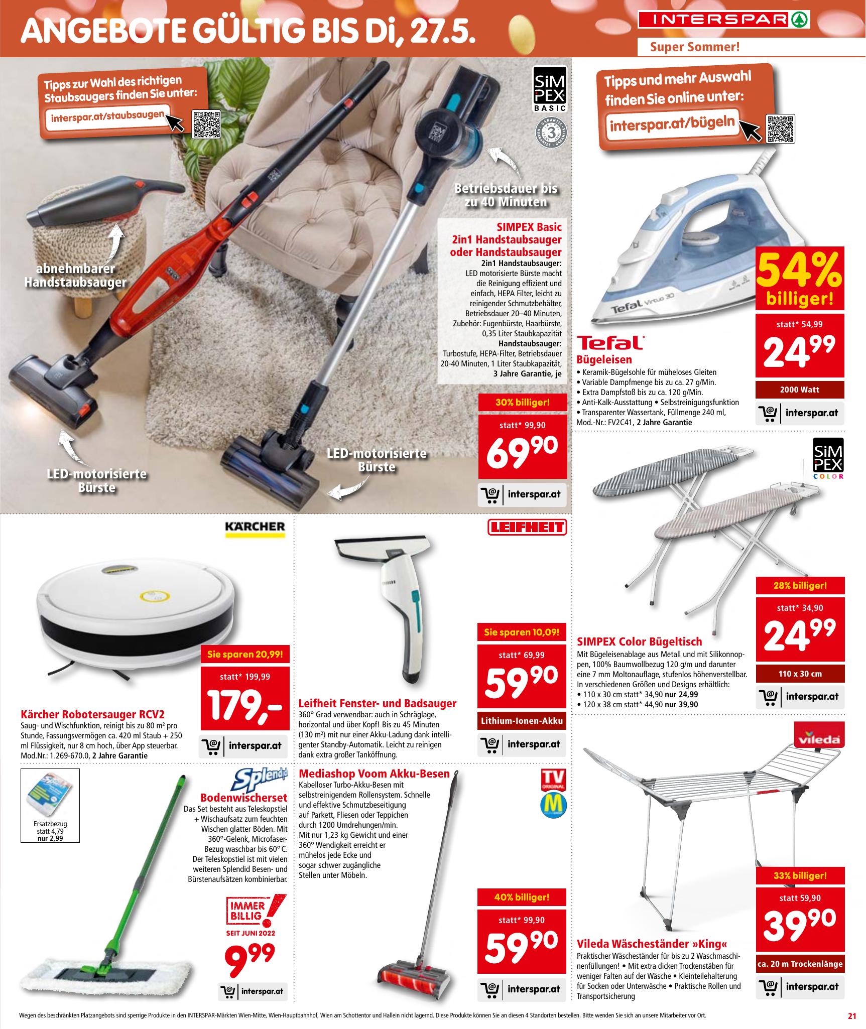 Interspar flyer page