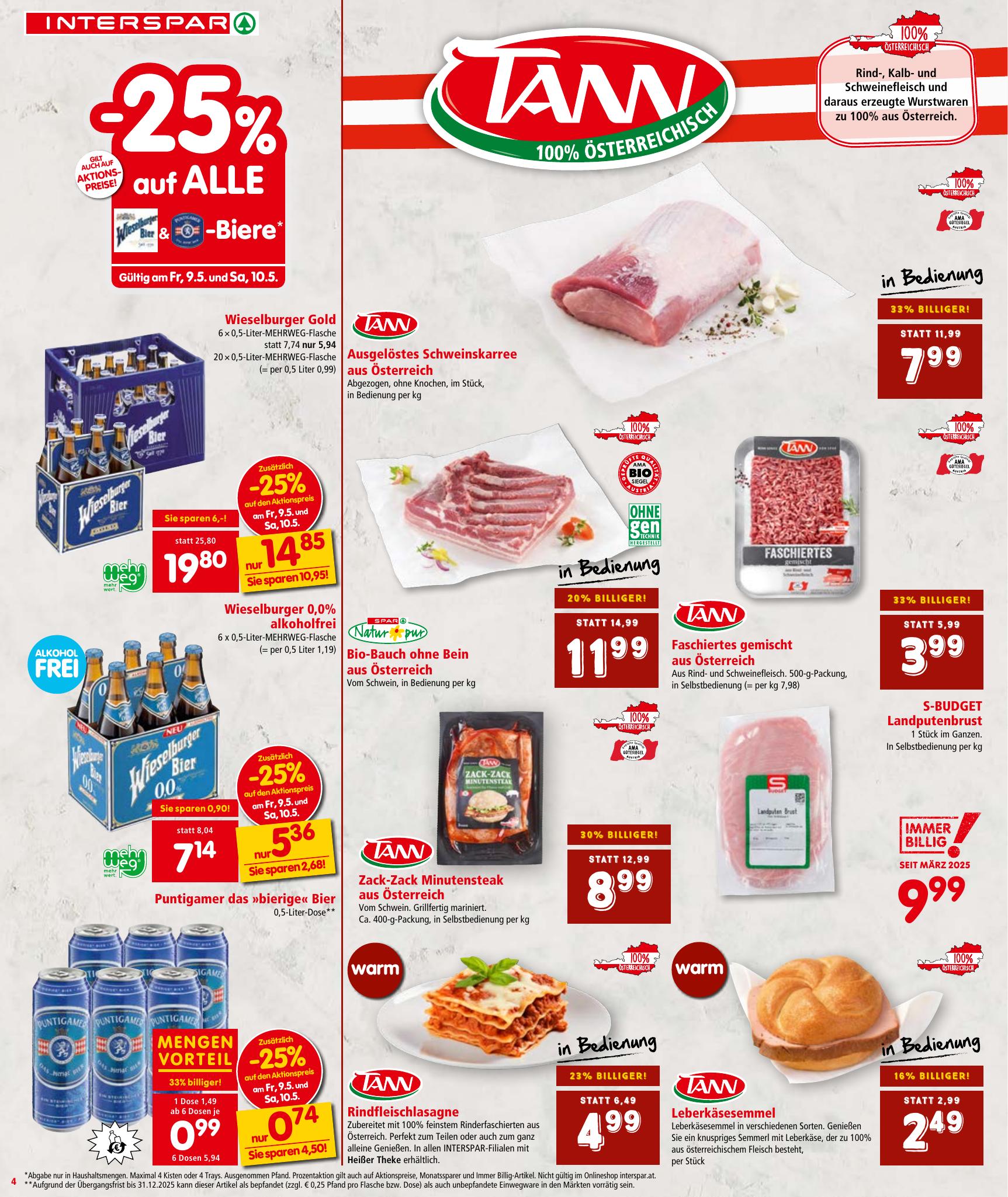 Interspar flyer page