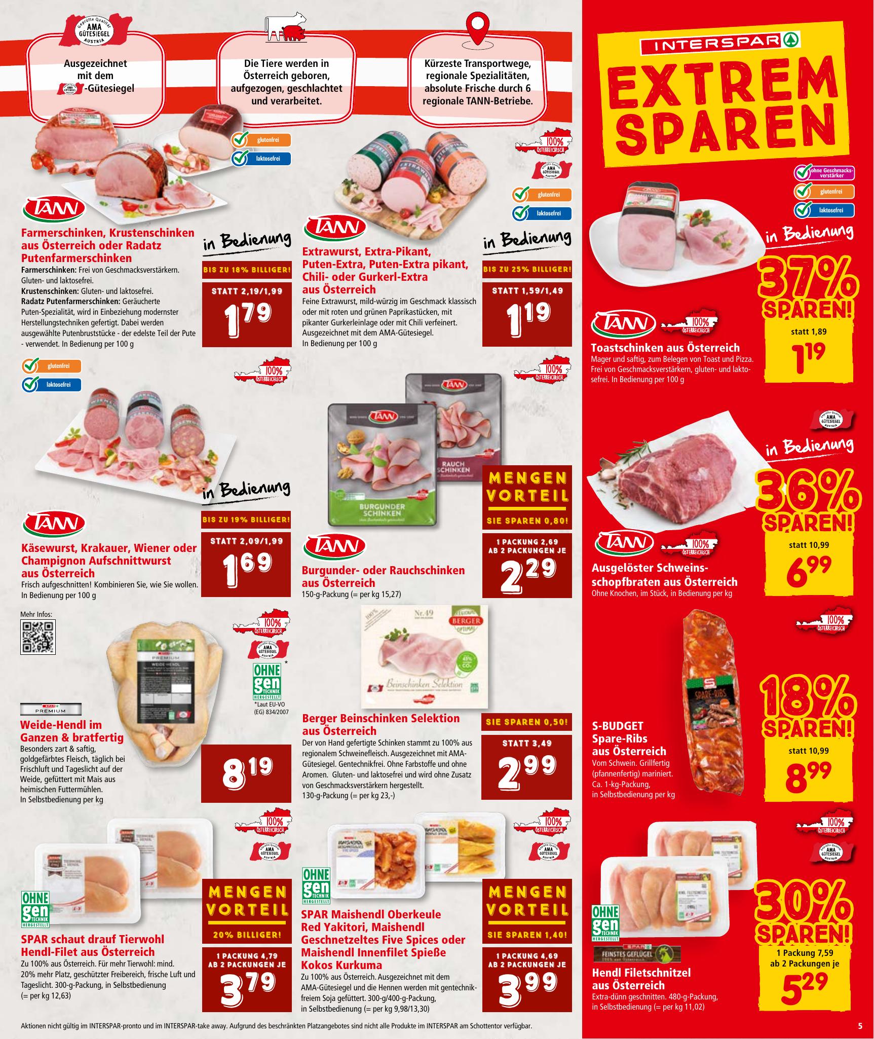 Interspar flyer page