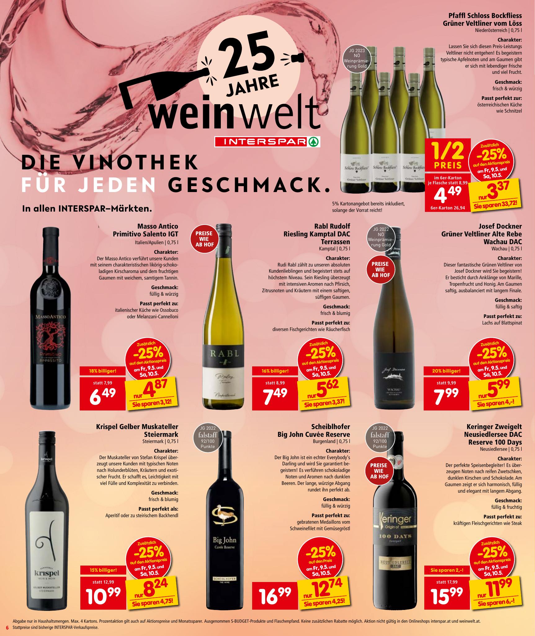 Interspar flyer page