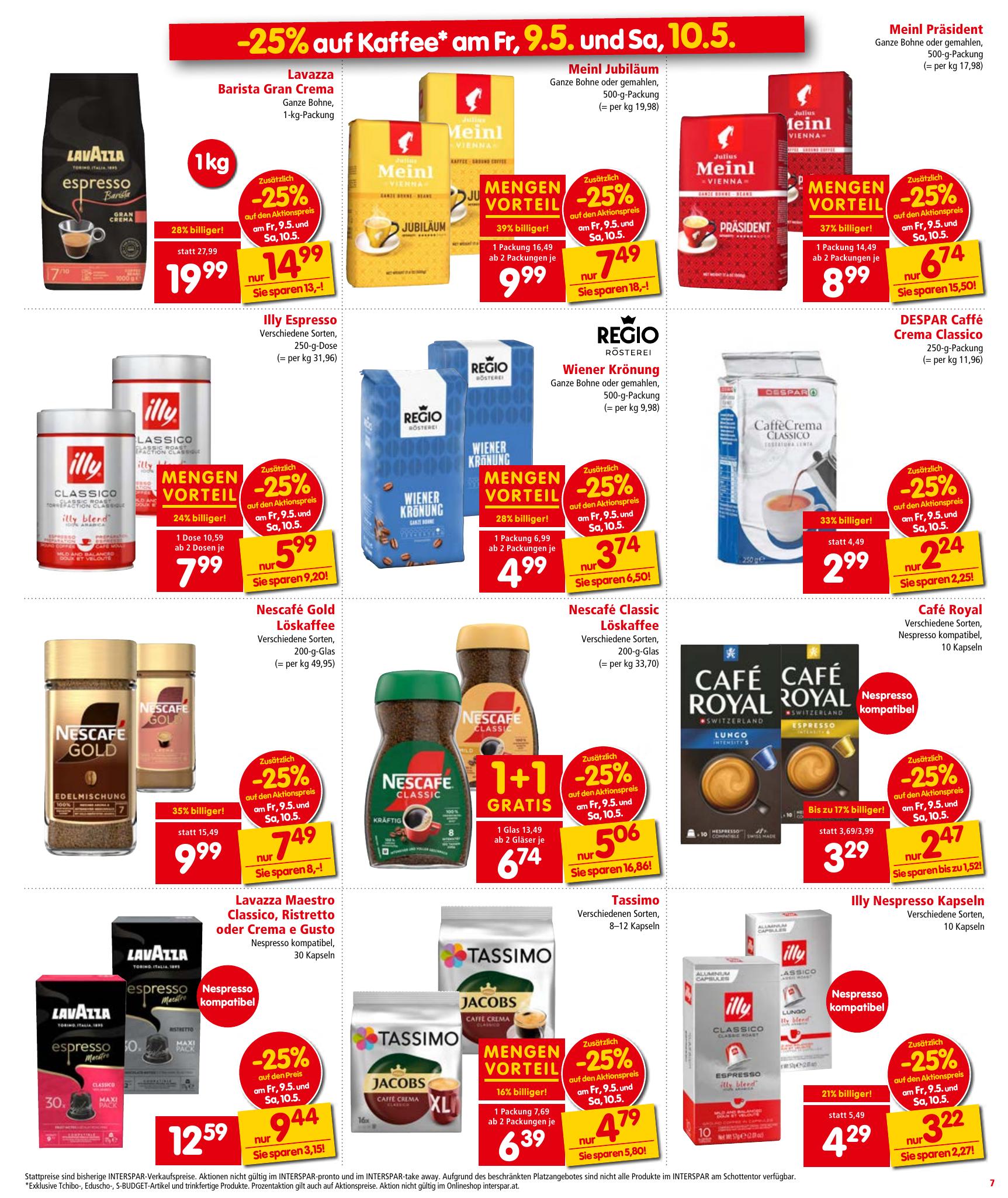 Interspar flyer page