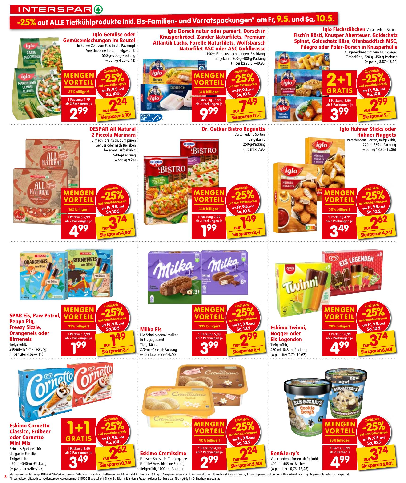 Interspar flyer page
