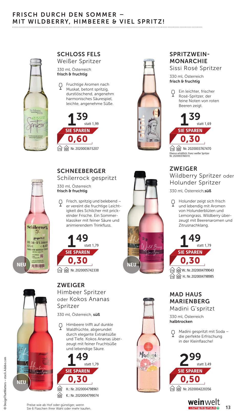 Interspar Katalog flyer page
