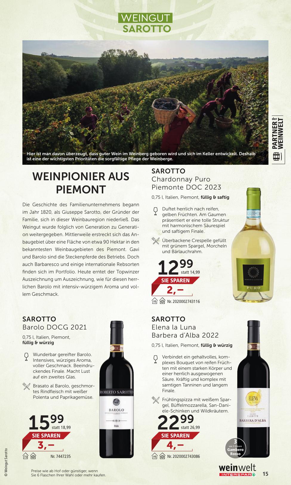 Interspar Katalog flyer page