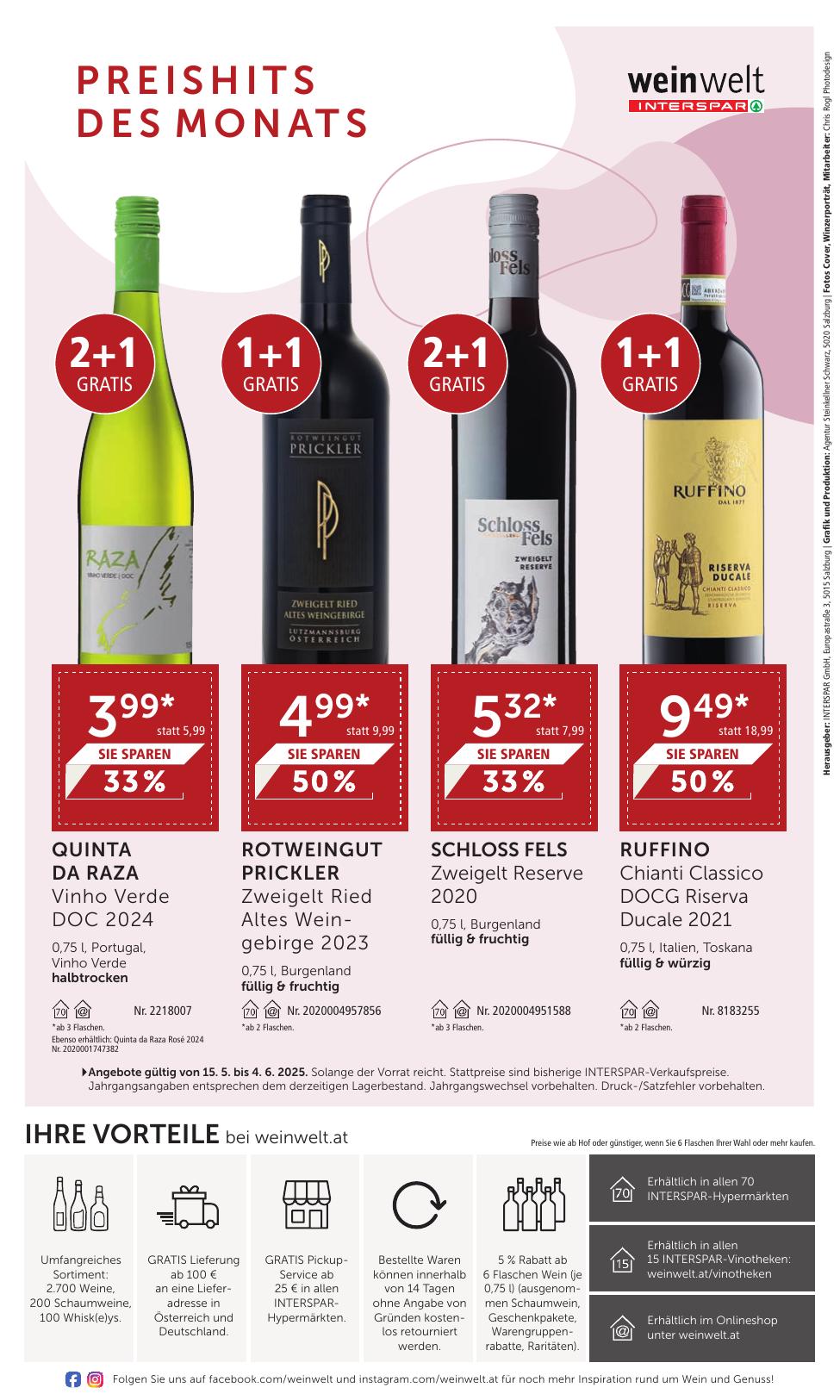 Interspar Katalog flyer page