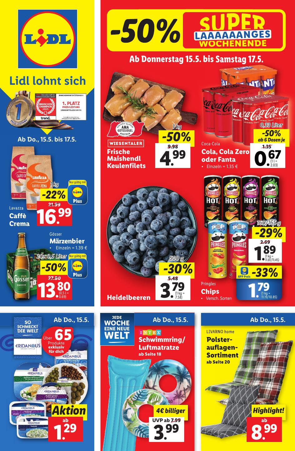 Lidl flyer page
