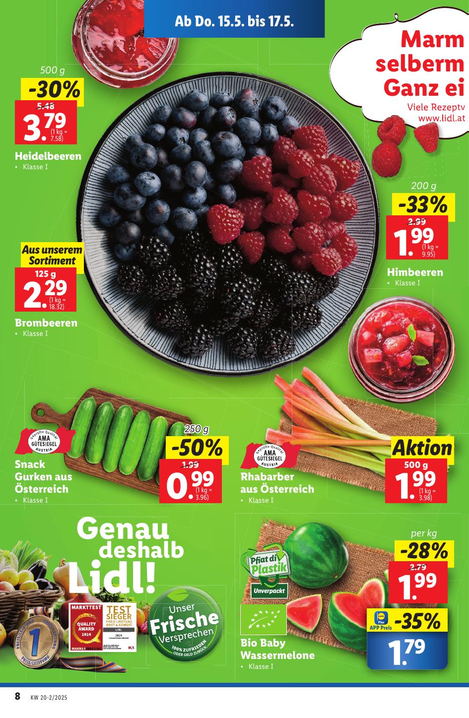 Lidl flyer page