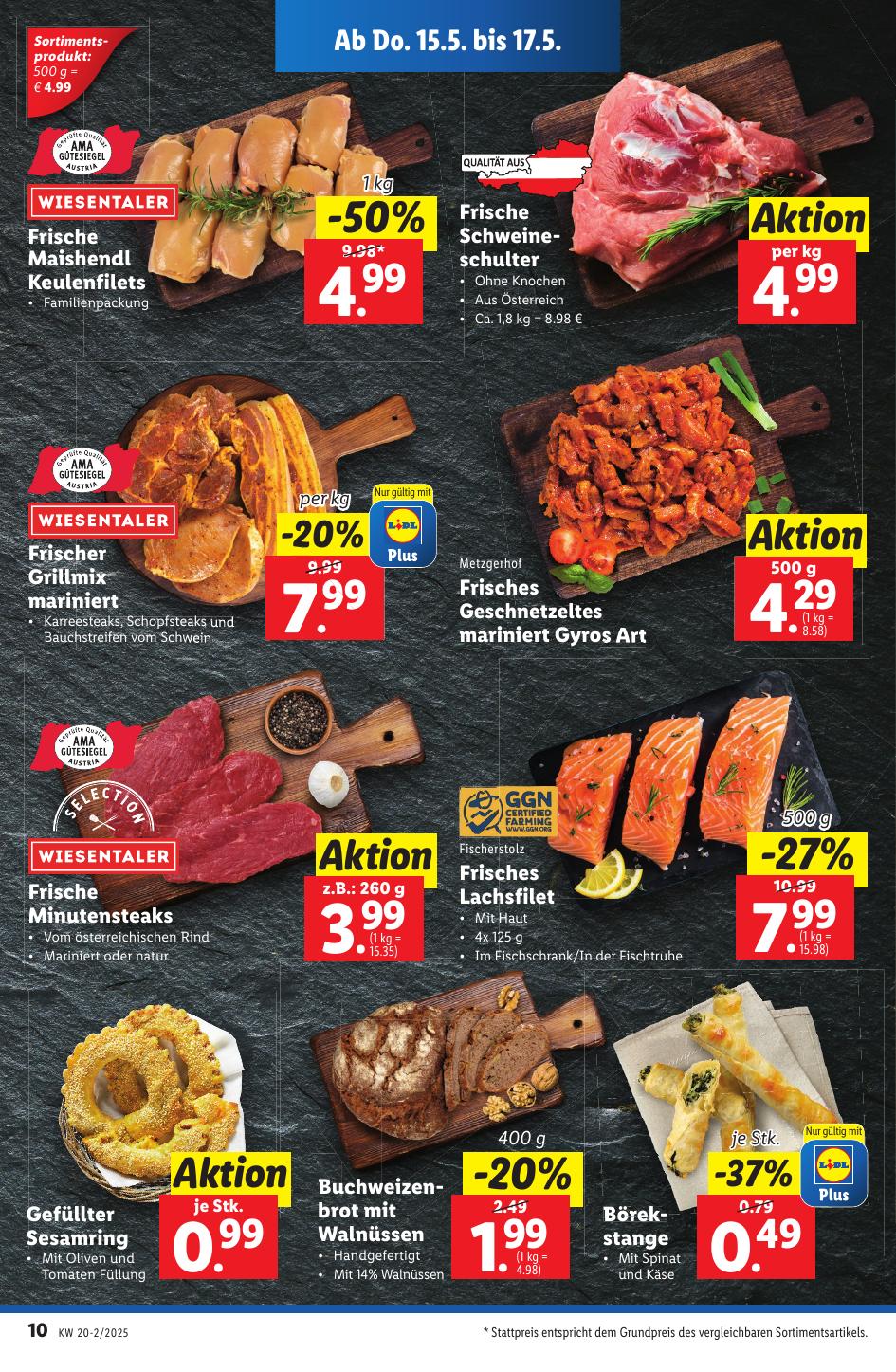 Lidl flyer page