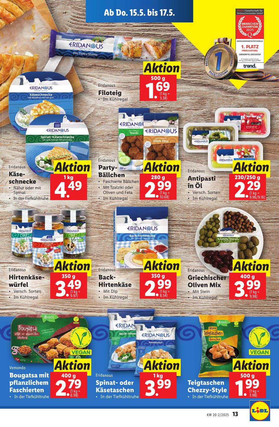 Lidl flyer page
