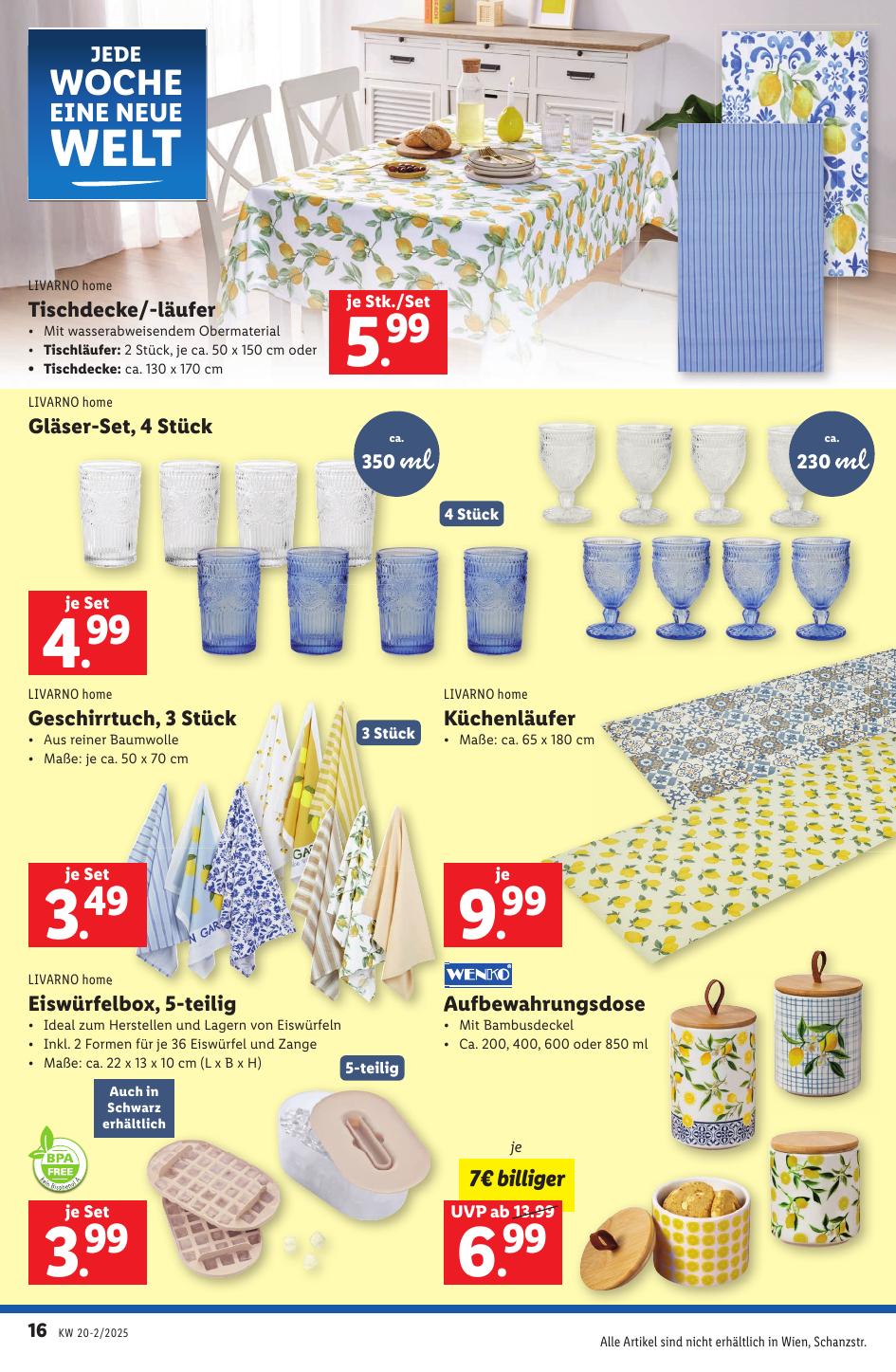 Lidl flyer page