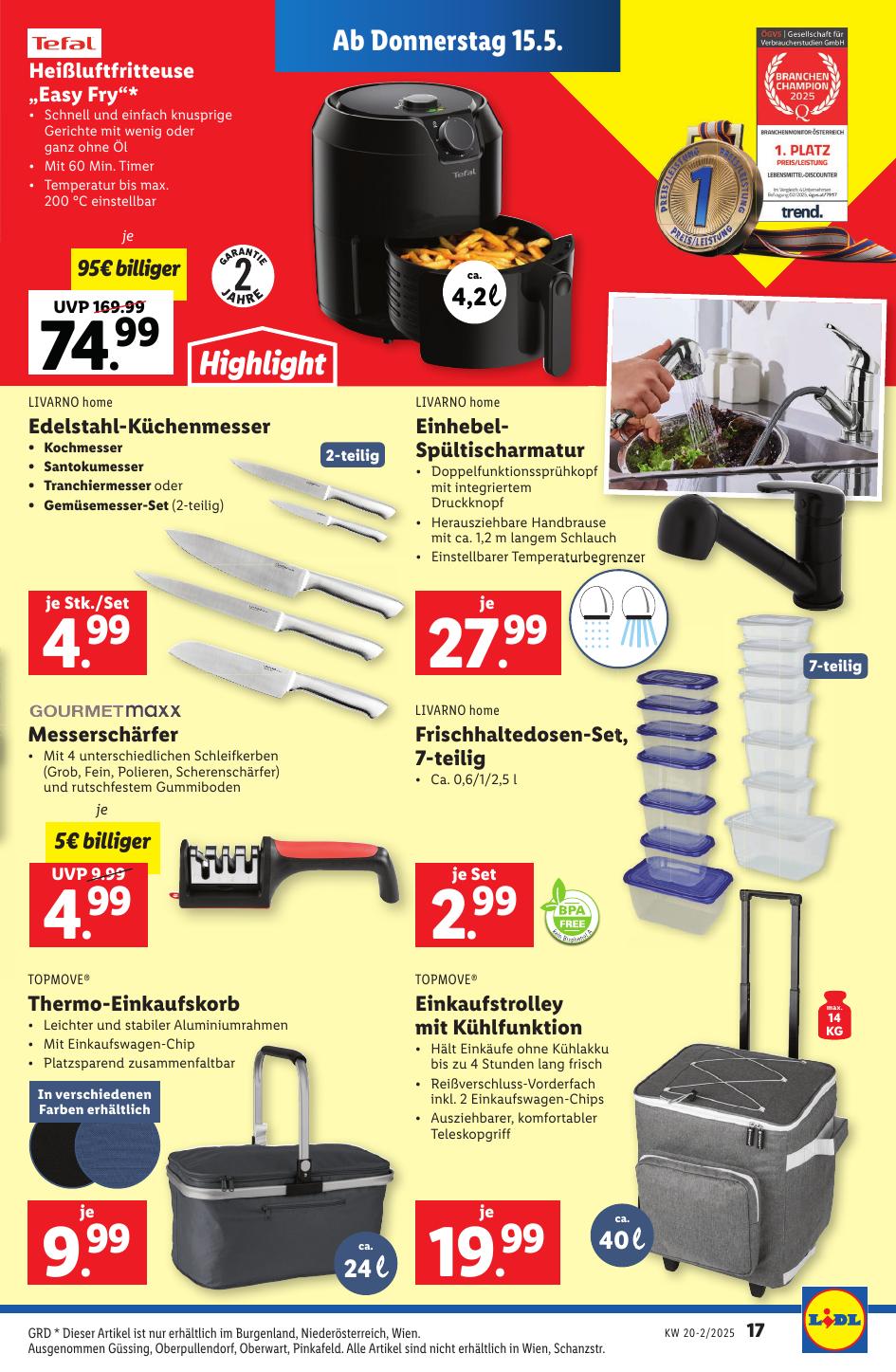 Lidl flyer page